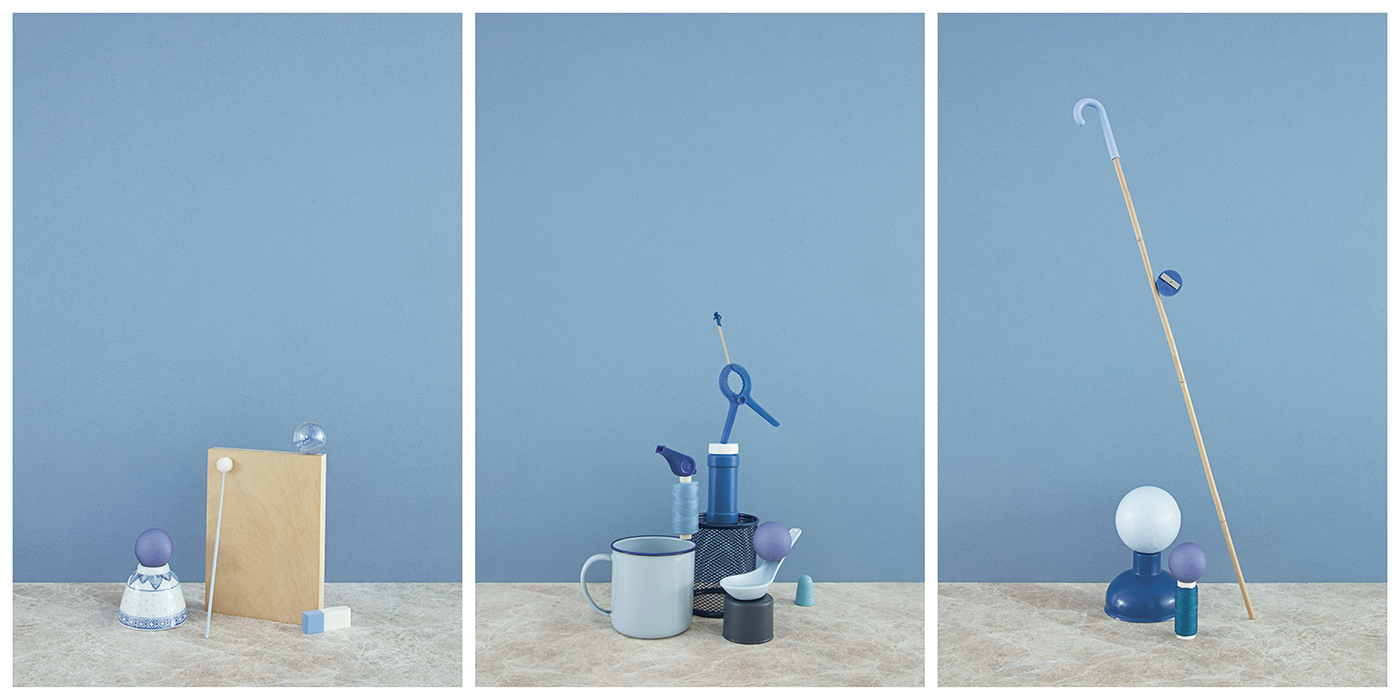 BLUE TRIPTYCH