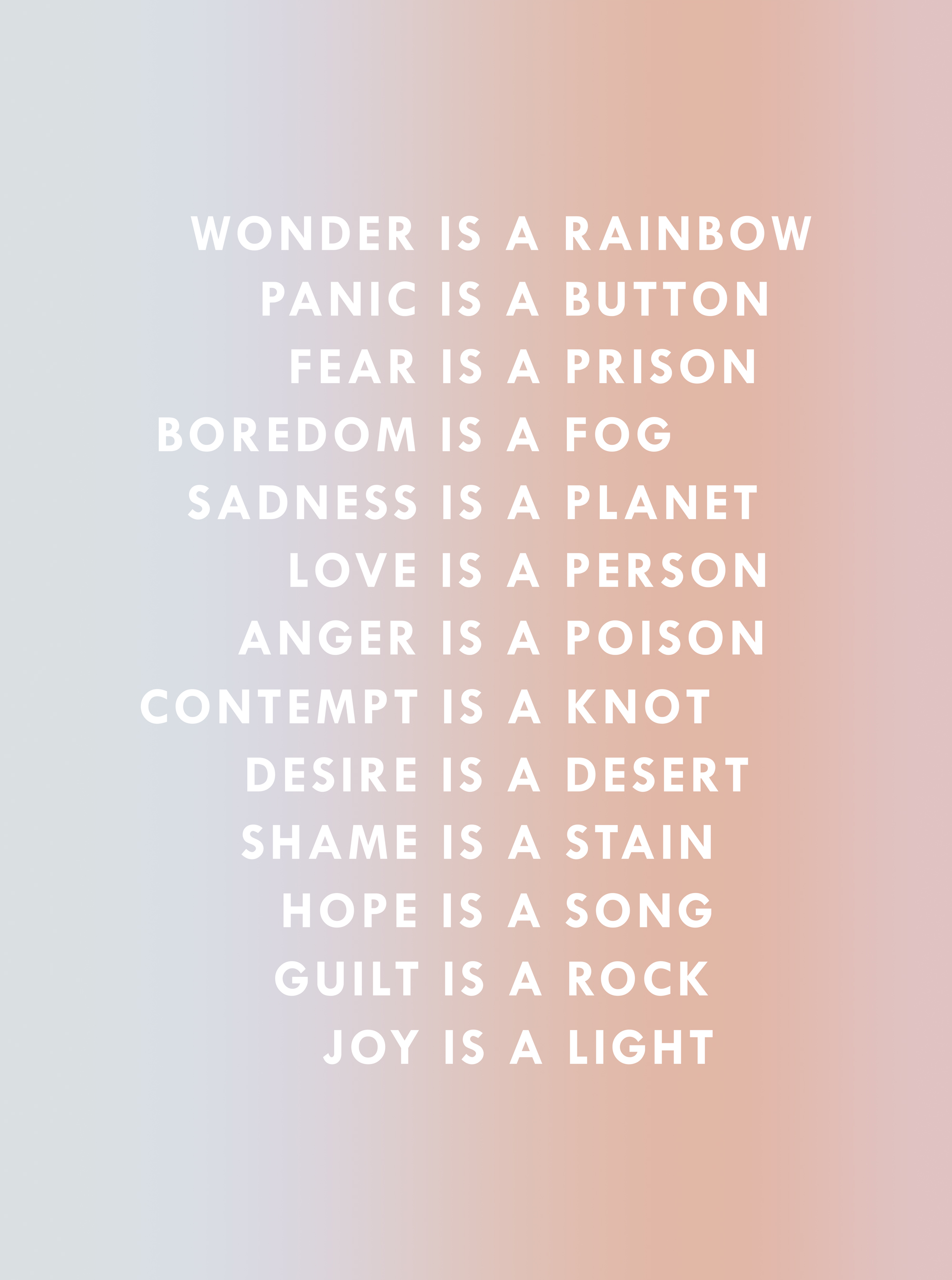 EMOTIONAL THINGS