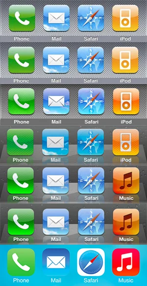 iOS docks change