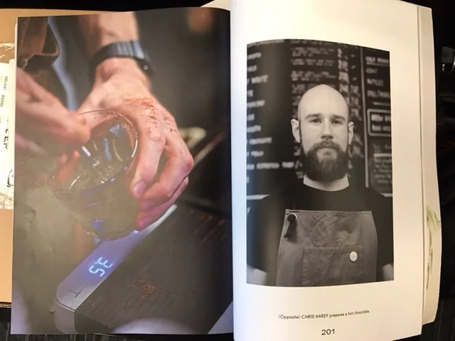 IT Engineer Chris Hardy features in Coffee Shop North . We can confirm he makes an excellent coffee.