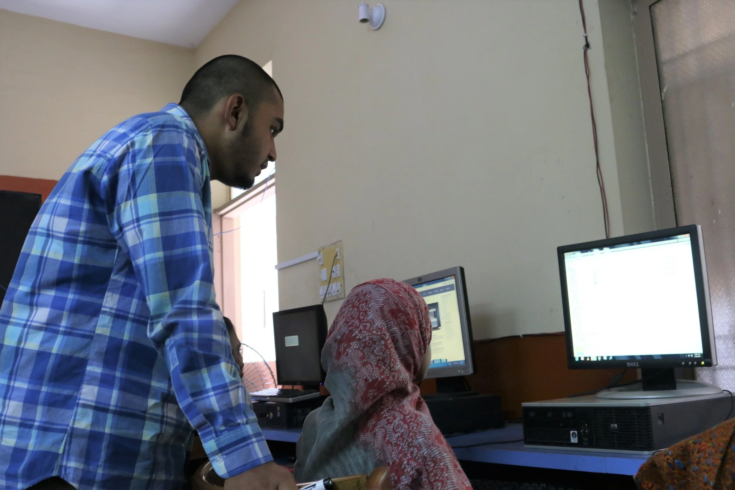  Danish noticing one of his students finding videos from the internet