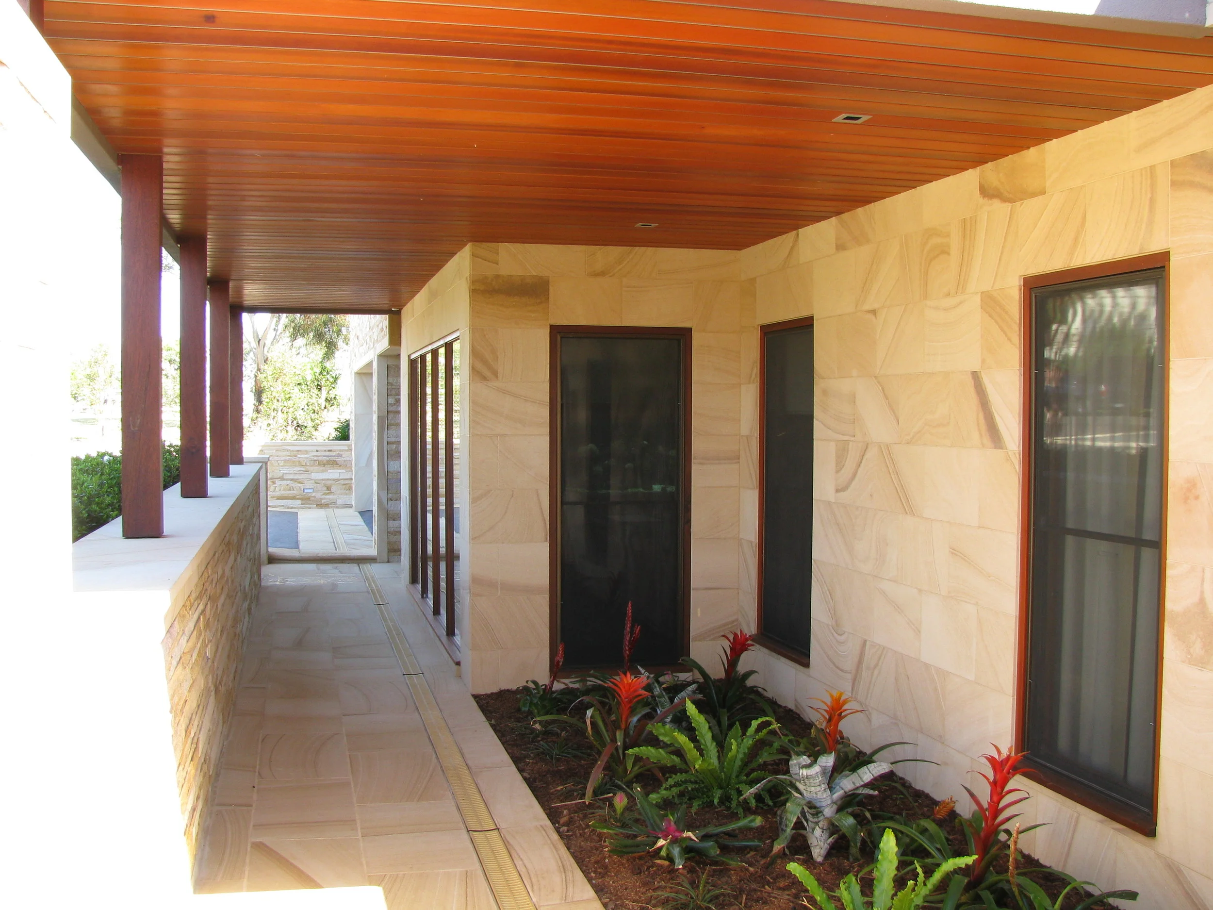 Sandstone Wall Tiles Sandstone Seawall & Sandstone Boulders Brisbane