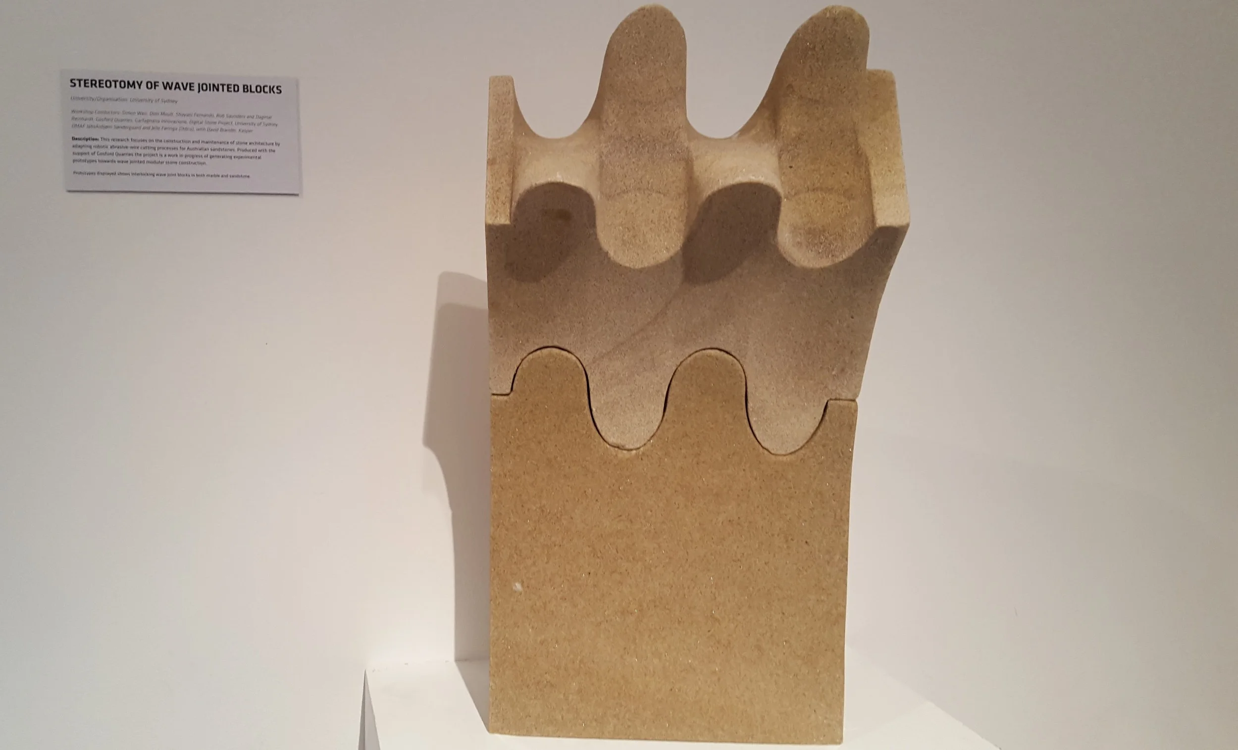  Stereotomy: The collaboration between Gosford Quarries and University Of Sydney. 