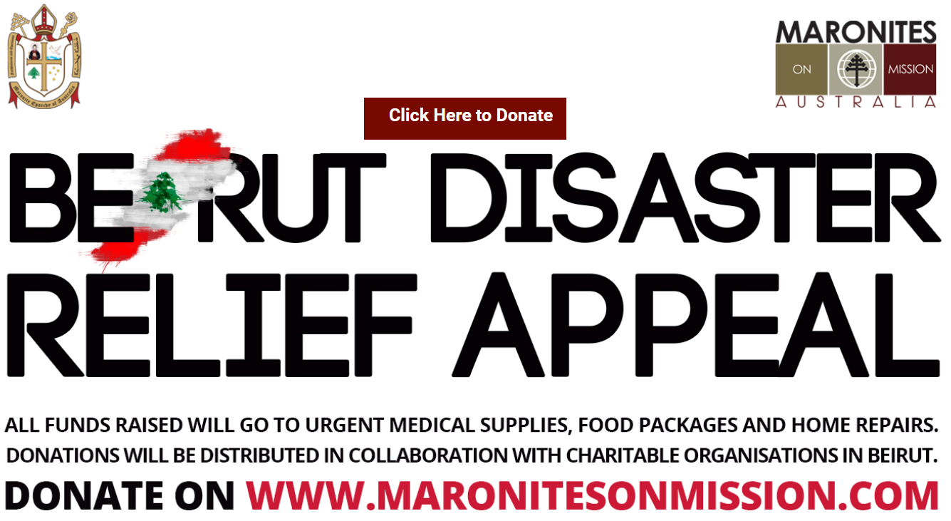 Beirut disaster appeal gosford quarries