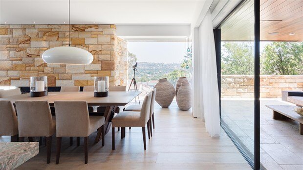 North Bondi Gosford Quarries Brown sandstone colour range rock-faced cladding