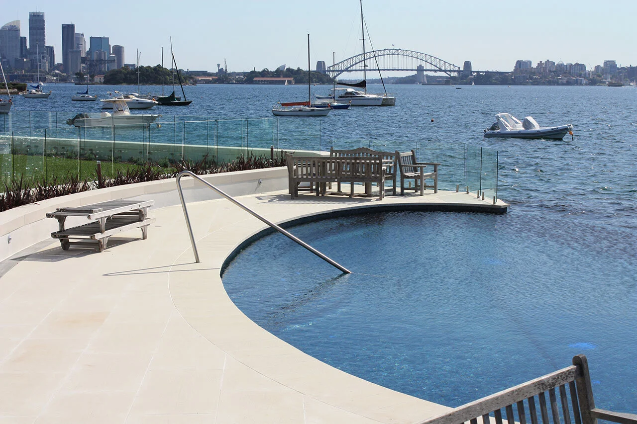Wunulla, Gosford Quarries pure white sandstone