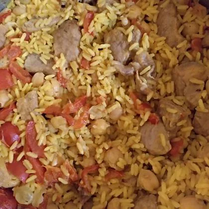 arroz con magro y garbanzos de Gema Castro JackD....jpg