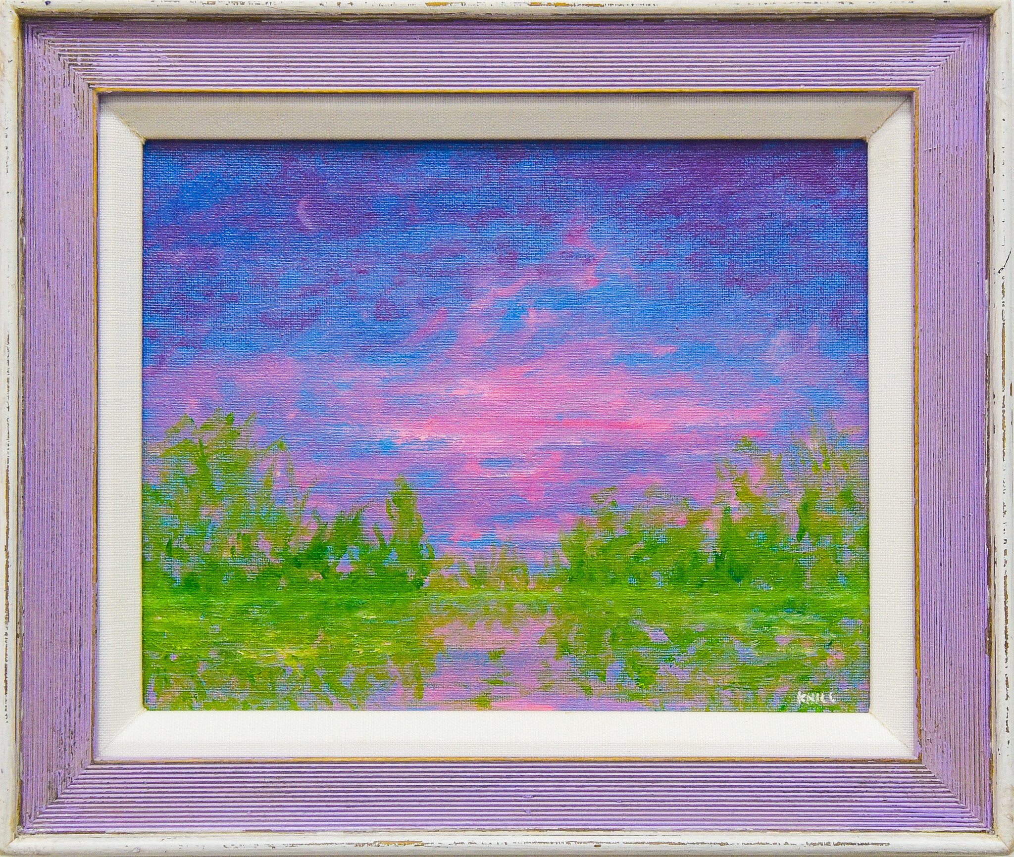  Rustic lavender  Painting by James Knill 