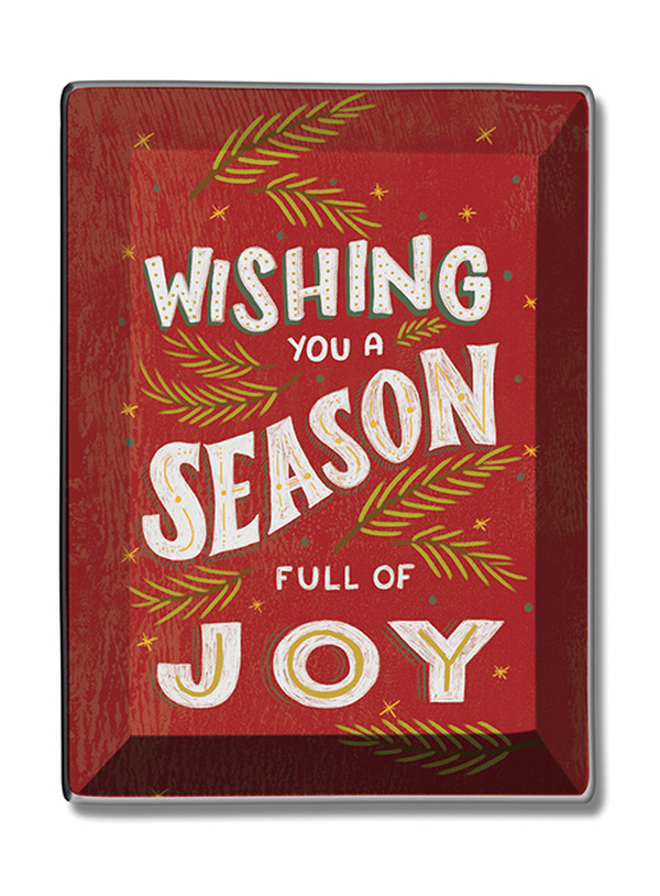 Season Full of Joy Trinket Dish Studio Oh Shauna Lynn Panczyszyn Item #81015 UPC 846307022655