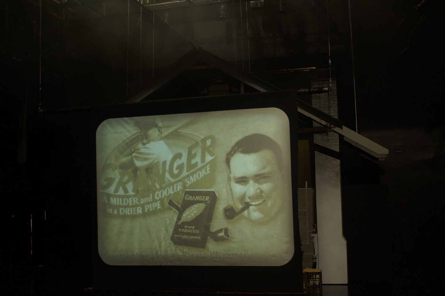 Preshow ads in Skin of Our Teeth 2015