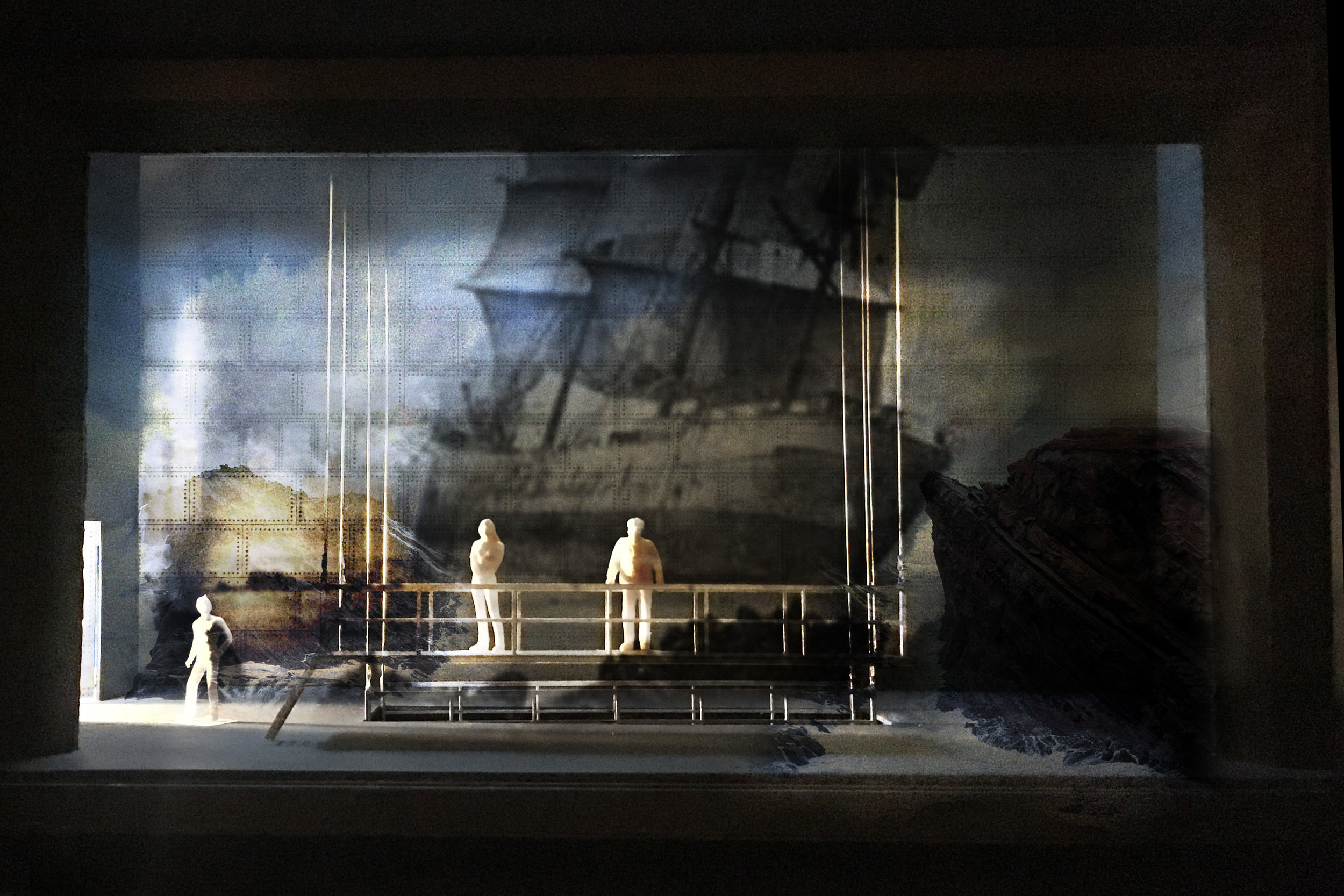 Scene Plate for 'The Flying Dutchman' as a part of the 2017 Director Designers Showcase of Opera America