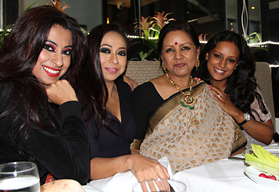 After-party. Senjuti Das, Aindrila Ghosh,Sangeeta Datta and Rinku Dutt. London, 15/09/2015.