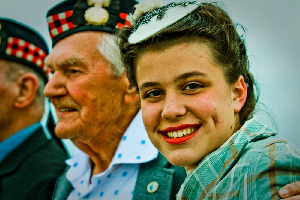 In Normandy in 2011 for the 67th with our friend, Mr. Douglas, veteran of D Day.
