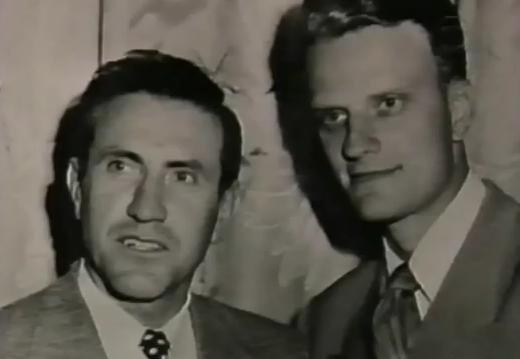 Louie with Billie Graham in the 50s. 