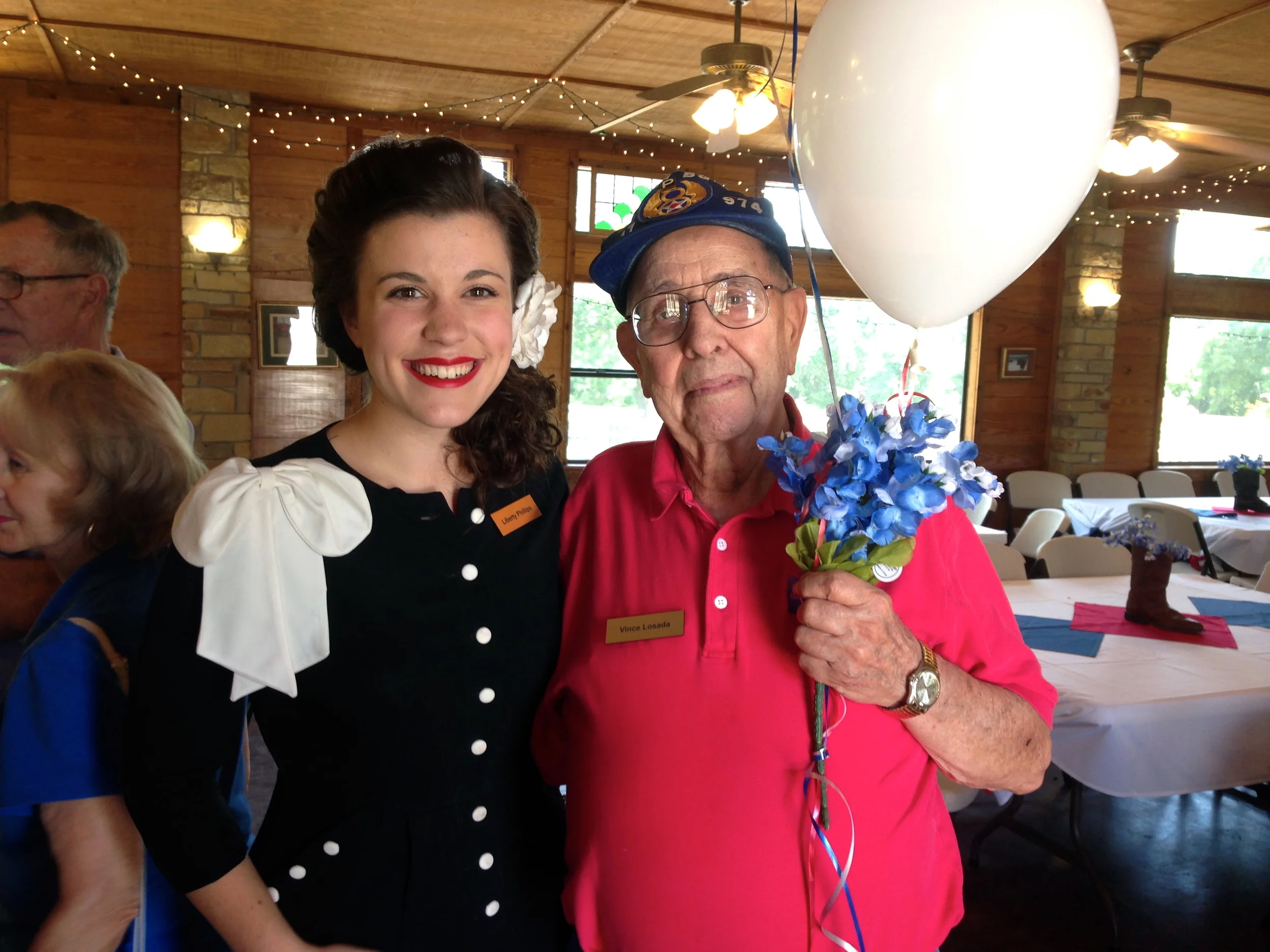 Mr. Vincent Losada, Purple Heart recipient. 