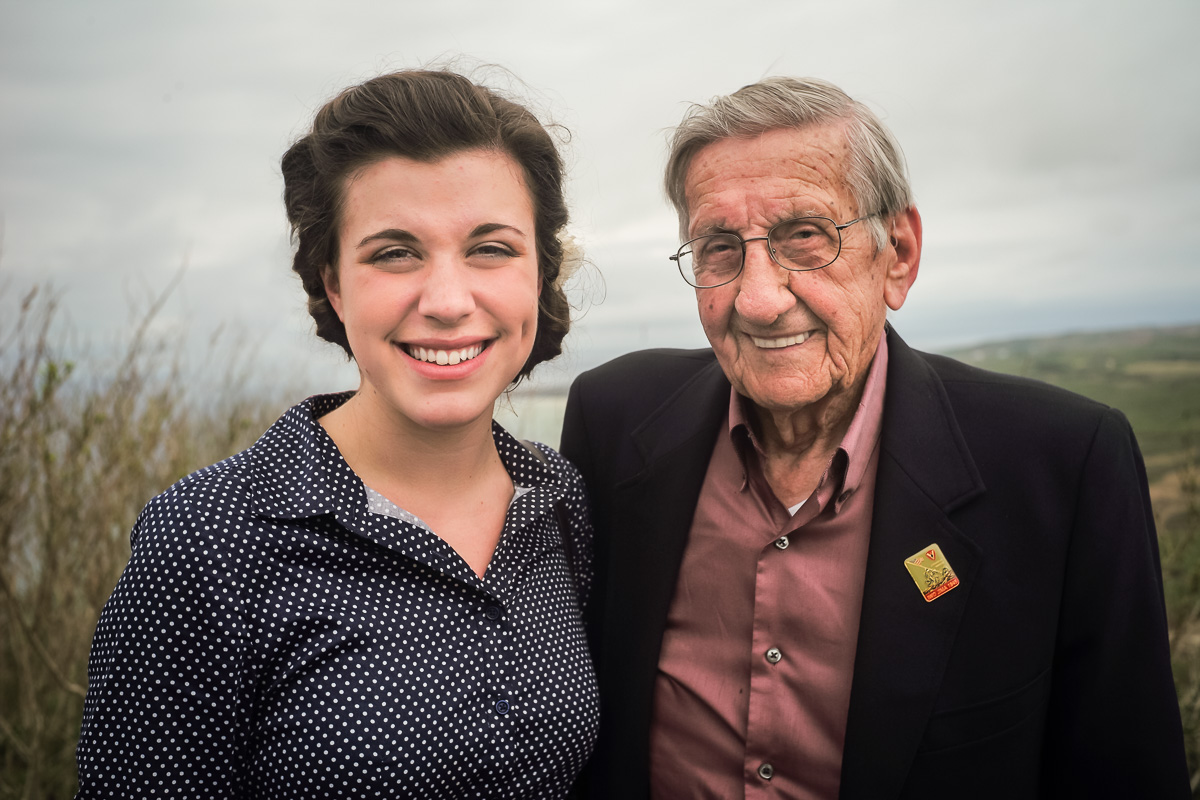 Mr. Frank Pontisso, Purple Heart recipient. 