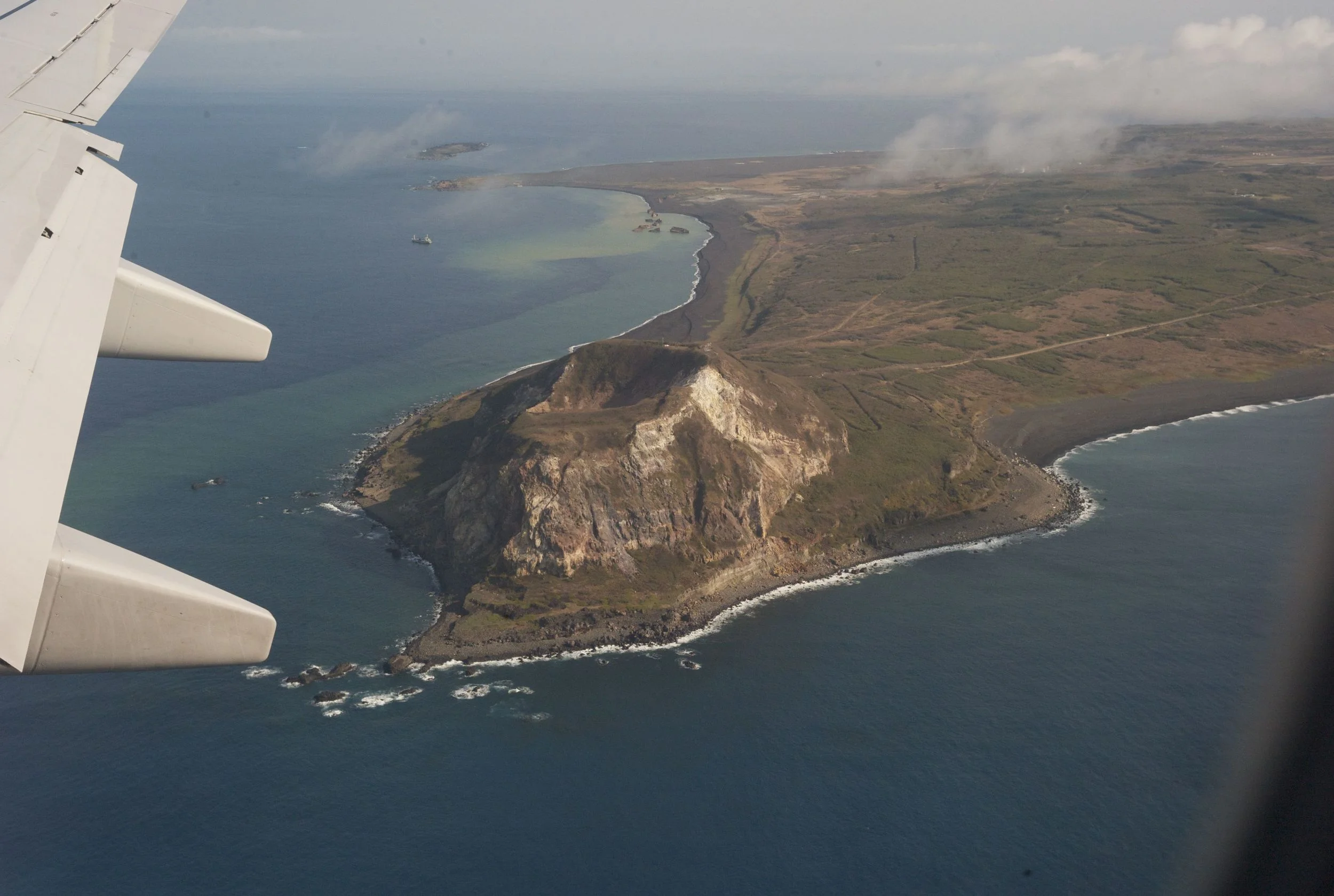 First sight of Iwo Jima