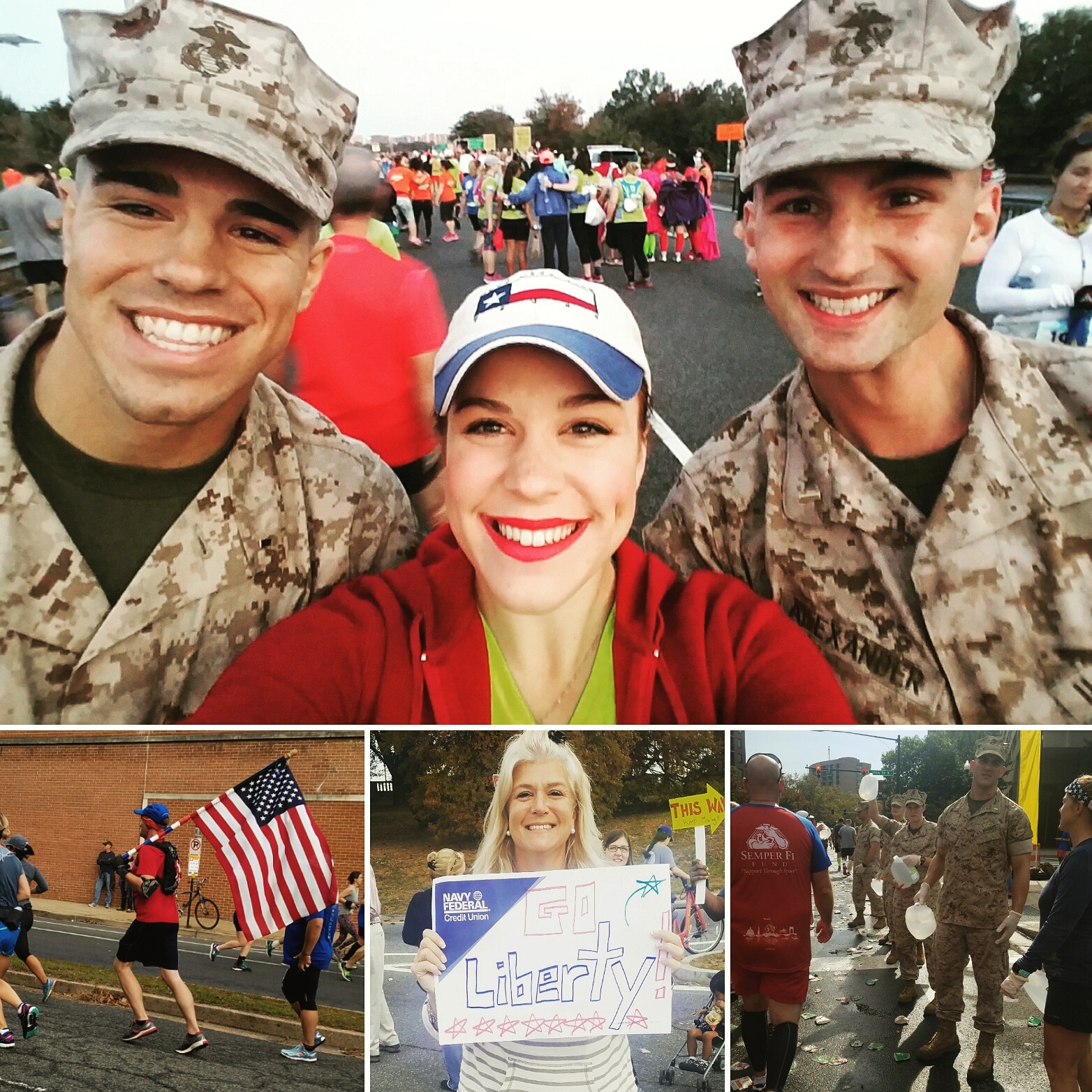 Highlights from Liberty's Marine Corps Marathon.