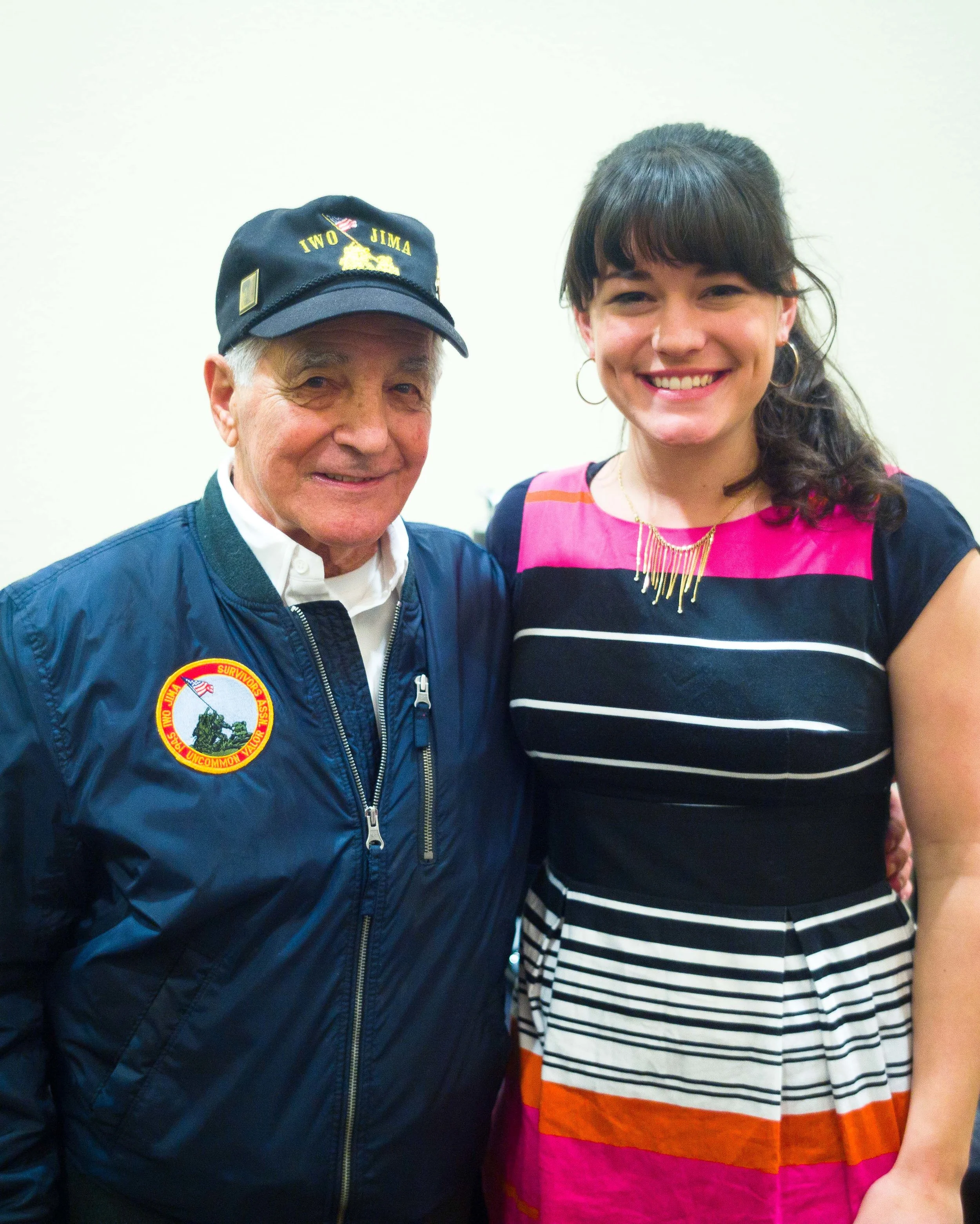 George Vouros, USS IZARD, and Jubilee at the Iwo Jima Reunion