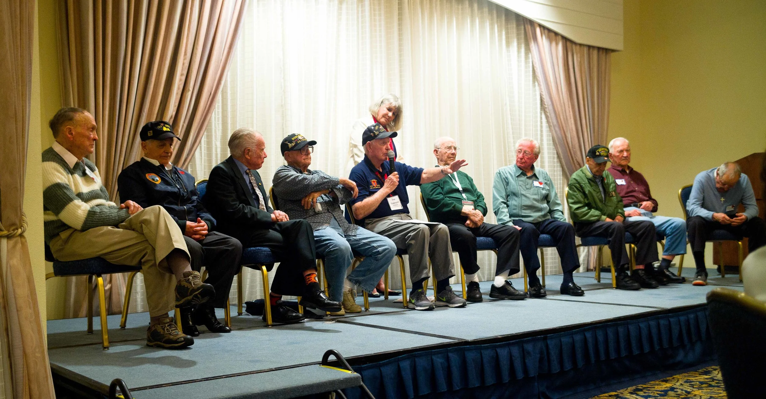 Ivan Hammond, 5th JASCO, shares a behind the scenes story of the flagraising on Iwo Jima. 