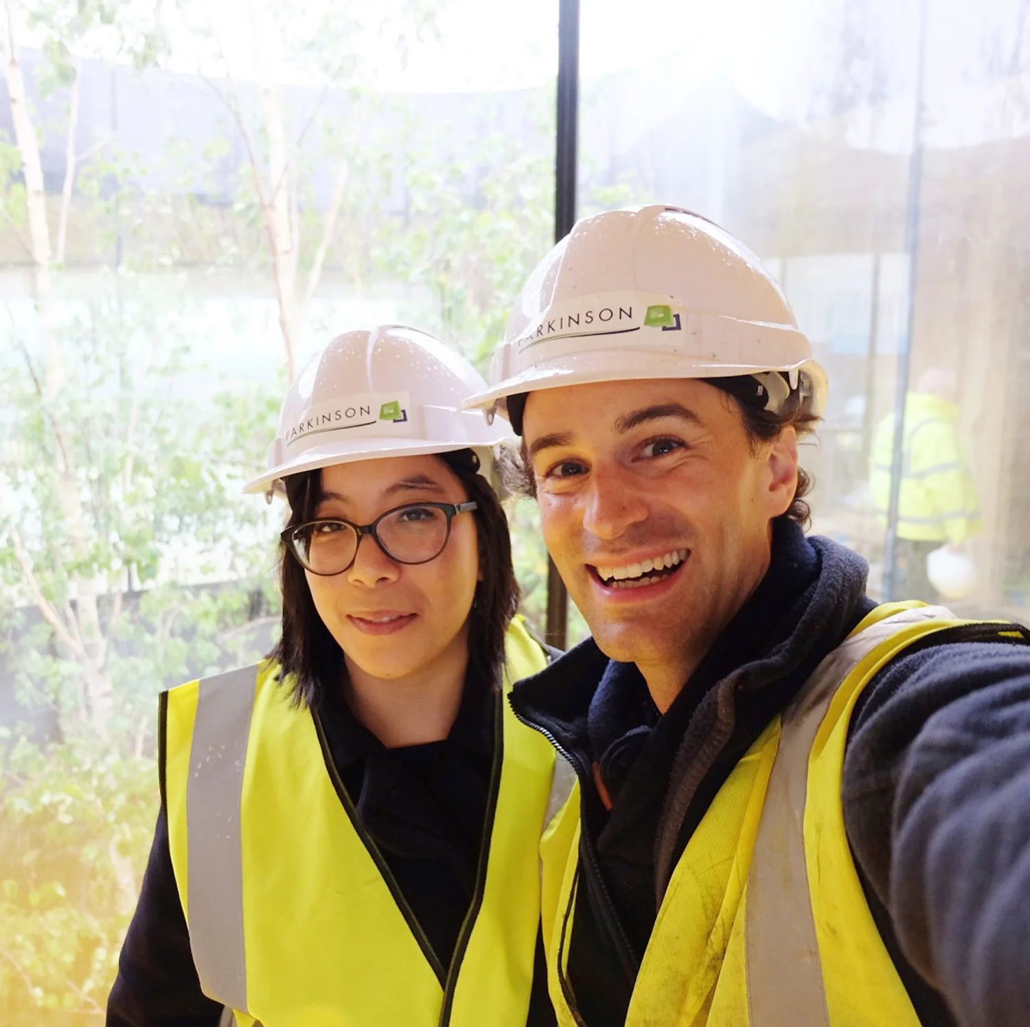 Myself with Jasmin Sohi . Thank you to Alex de Rijke and Jasmin who are dRMM Architects for this truly amazing collaboration. 