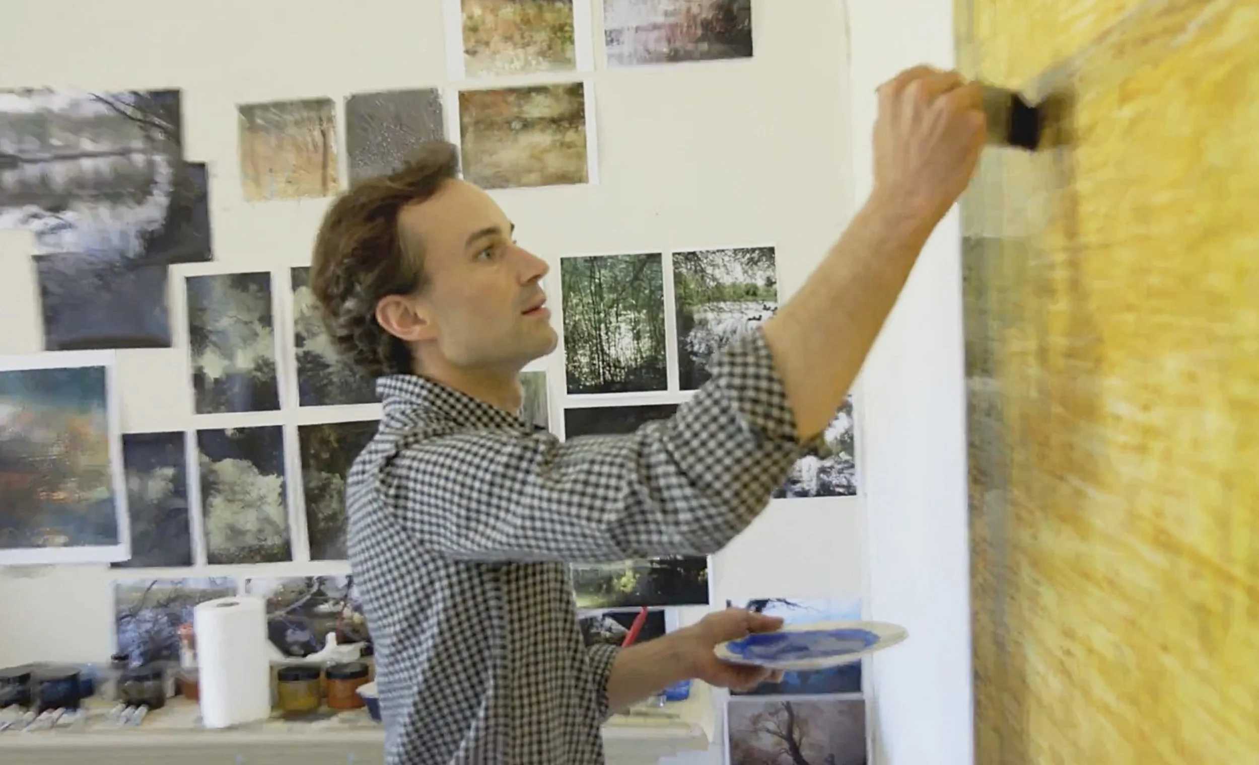 Click here to watch interview Interview in the studio for Timothy Langston Fine Art. 2016