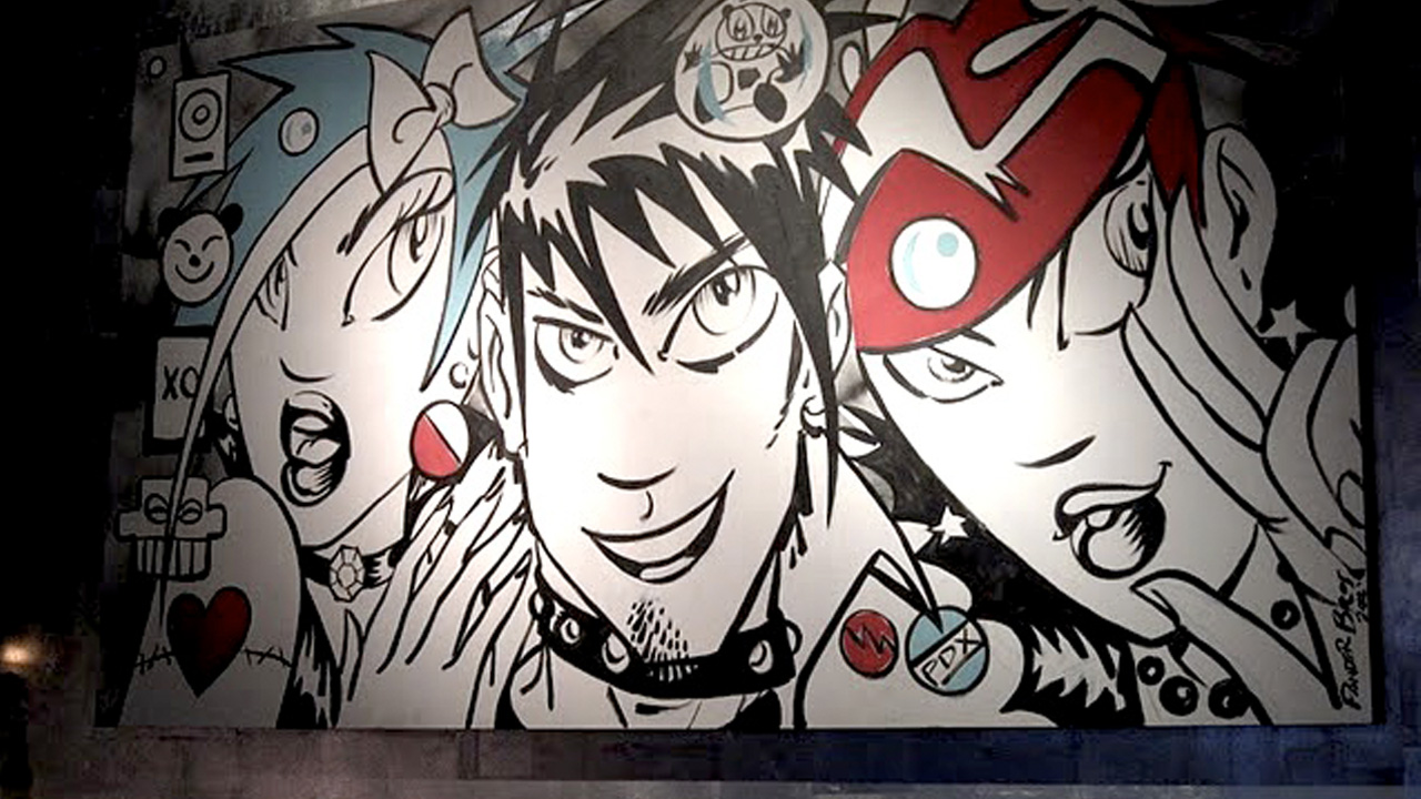 Voice Box NW Karaoke Interior Mural
