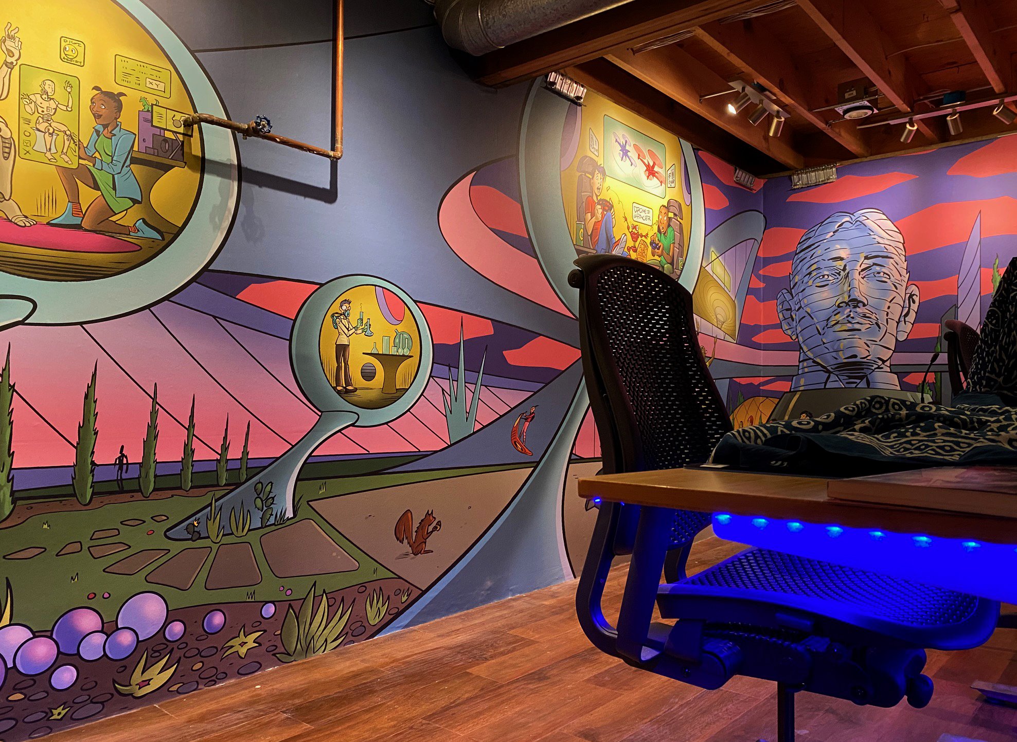 Digital Murals - The Learning Lab