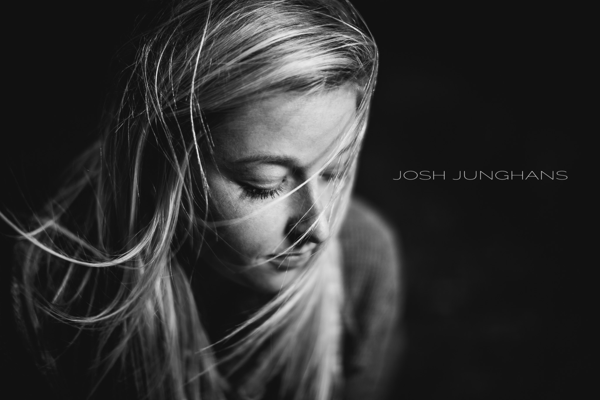 Josh Jungans - speedlight in socked beauty dish - 50mm - 1/500 - f1.2 - ISO 200 www.joshjunghansimages.com www.facebook.com/joshjunghansimages My friend Josh shot this image while shooting a senior session out in Kansas. The weather was not super great, and they thought about postponing the shoot. Instead they used it to their advantage and with the help Off Camera Flash (OCF) created an amazing set of senior images. Click here for the full shoot.