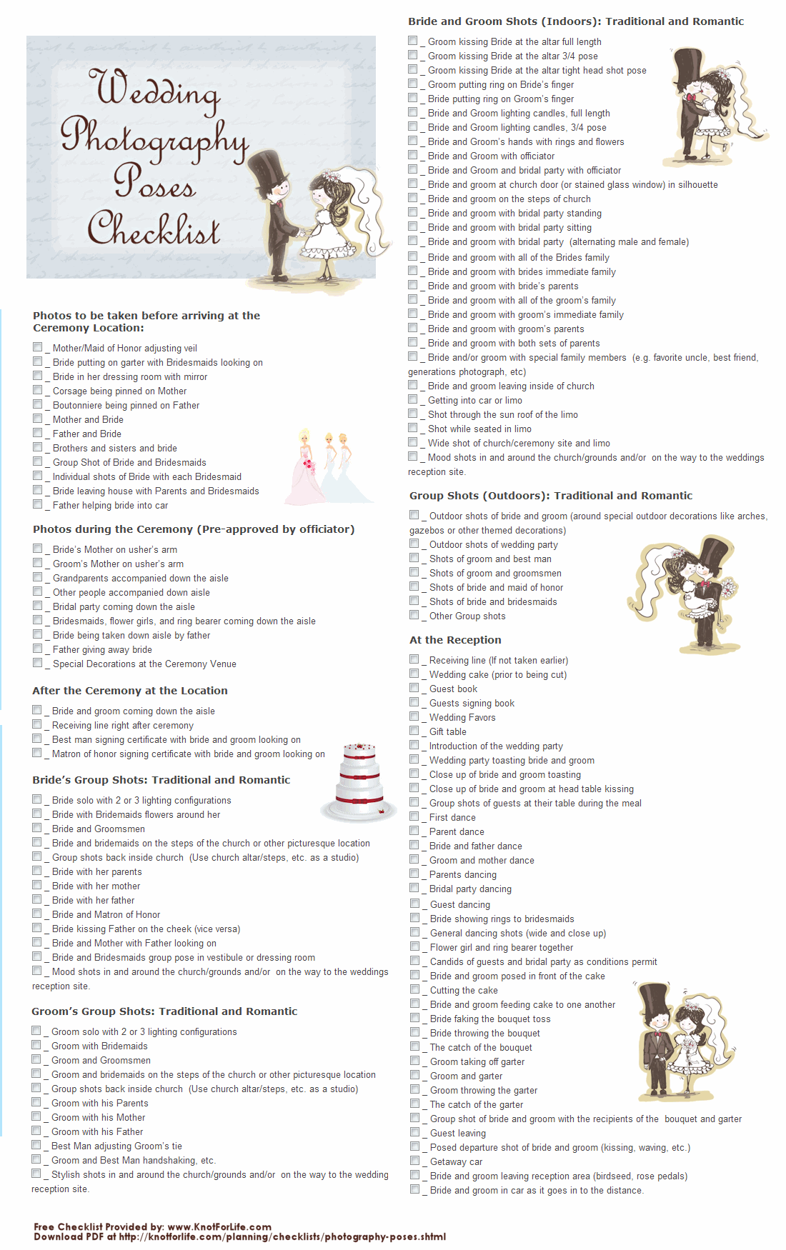 http://www.modwedding.com/2015/01/4-wedding-photography-checklists-capture-greatest-moments/