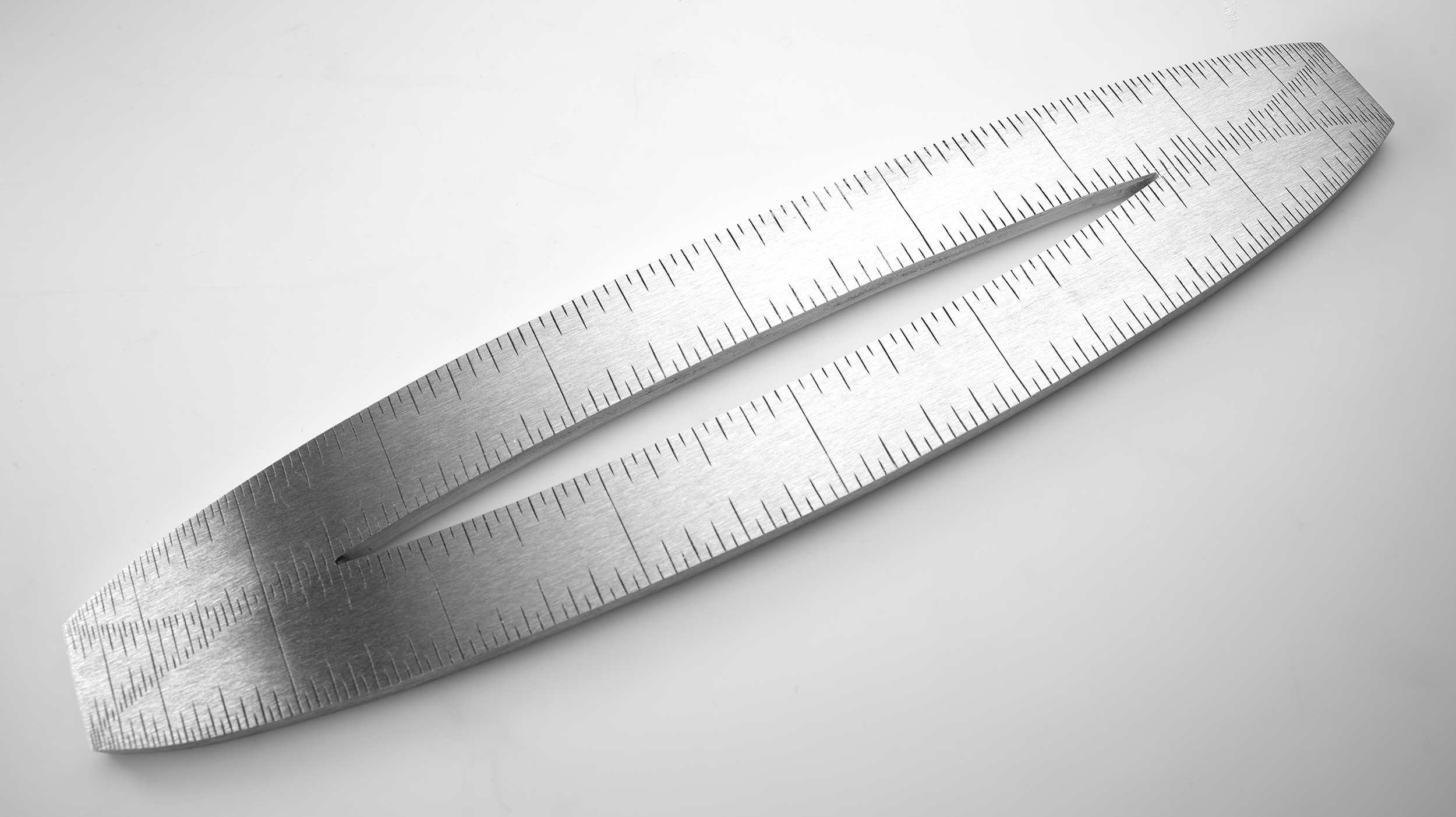 Instrument #328, hand engraved aluminum and ink.