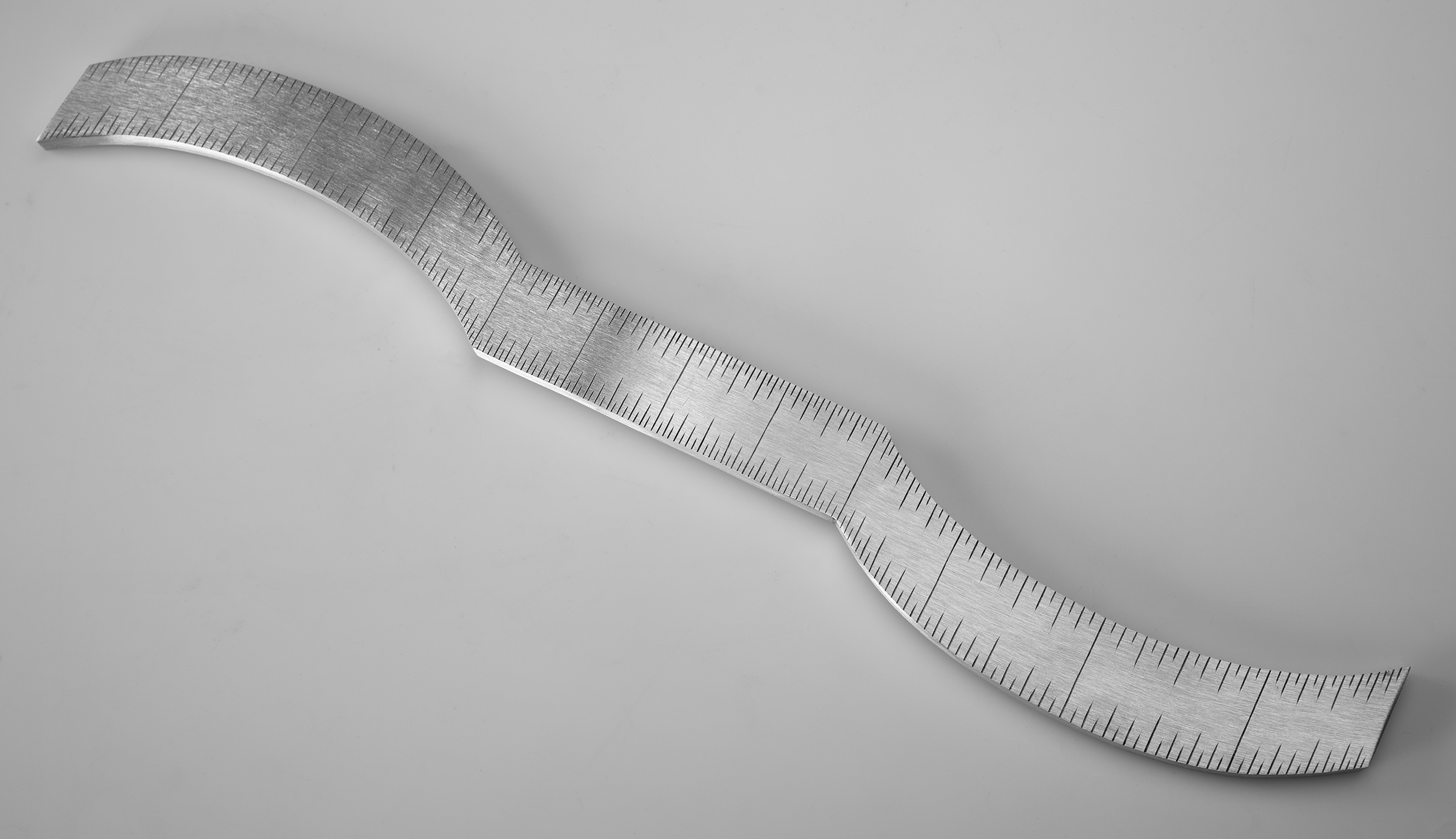 Instrument #362, hand engraved aluminum and ink.