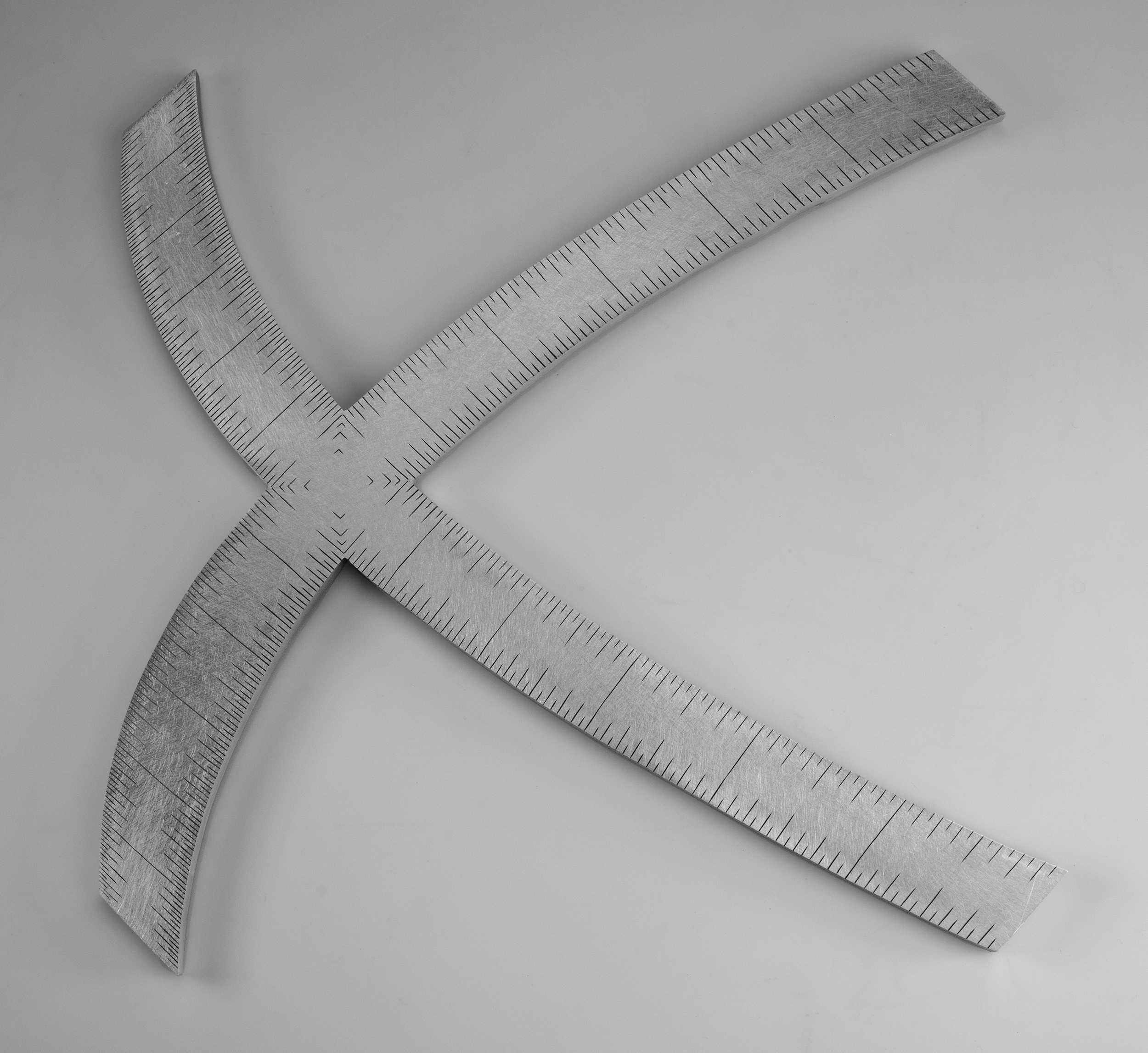 Instrument #375, hand engraved aluminum and ink.