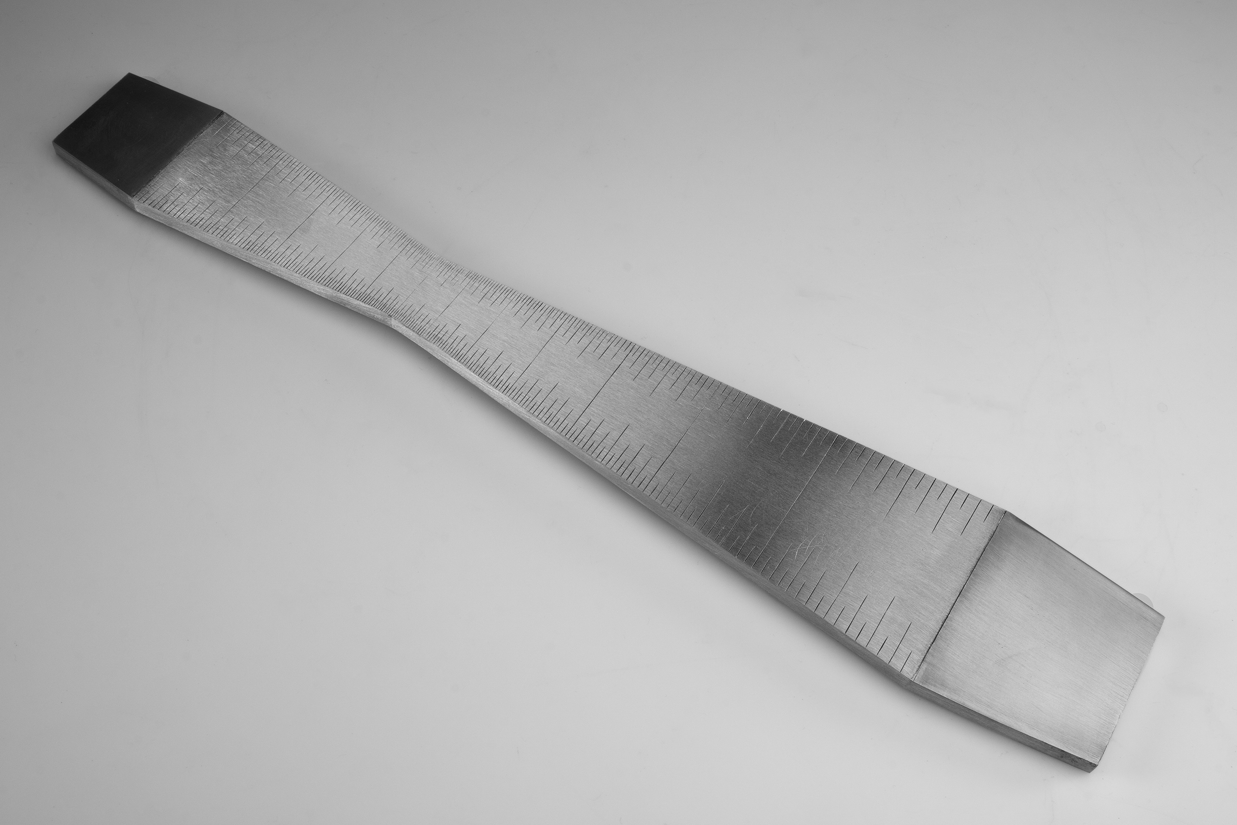 Instrument #389, hand engraved aluminum and ink.