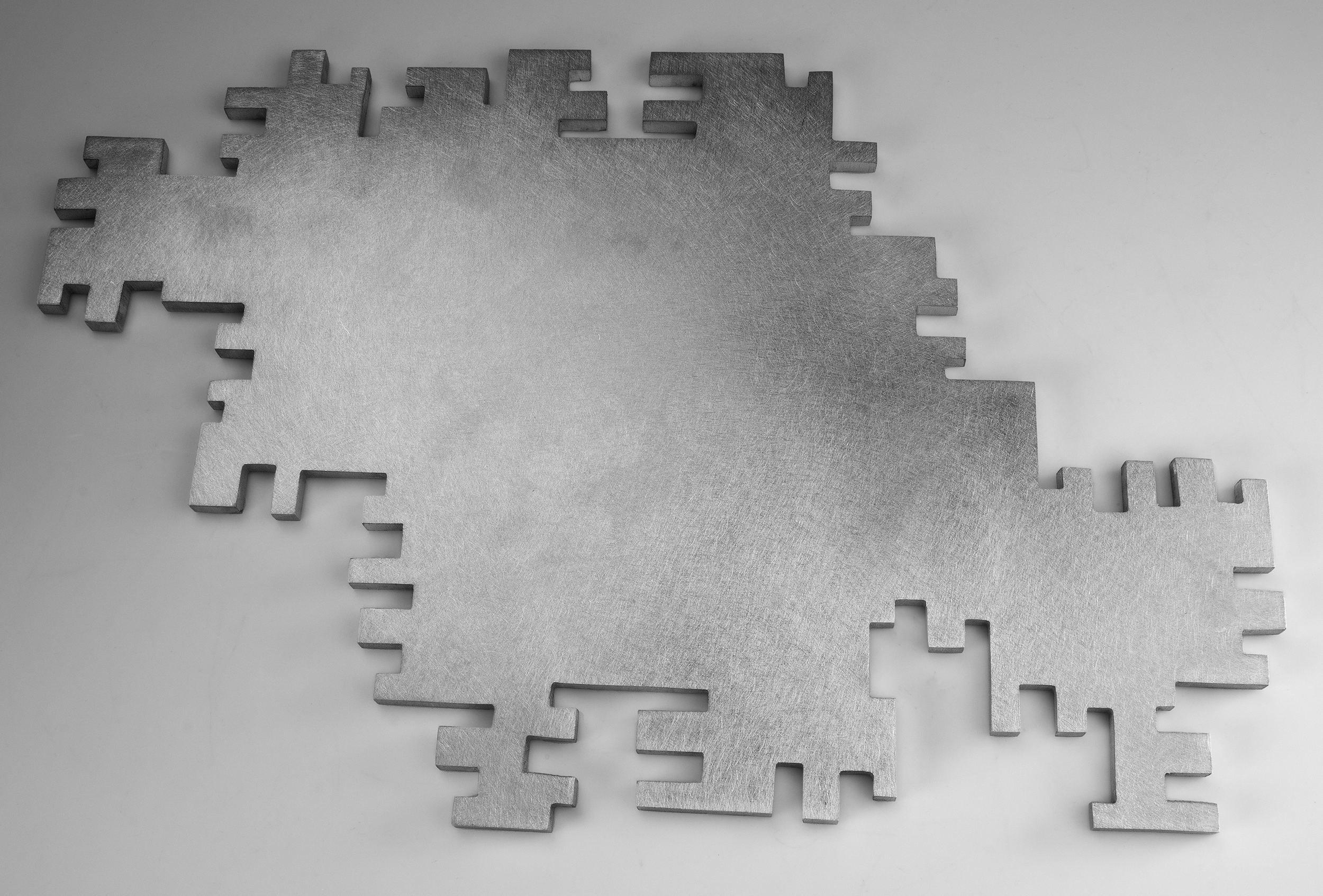 Instrument #398, hand engraved aluminum and ink.