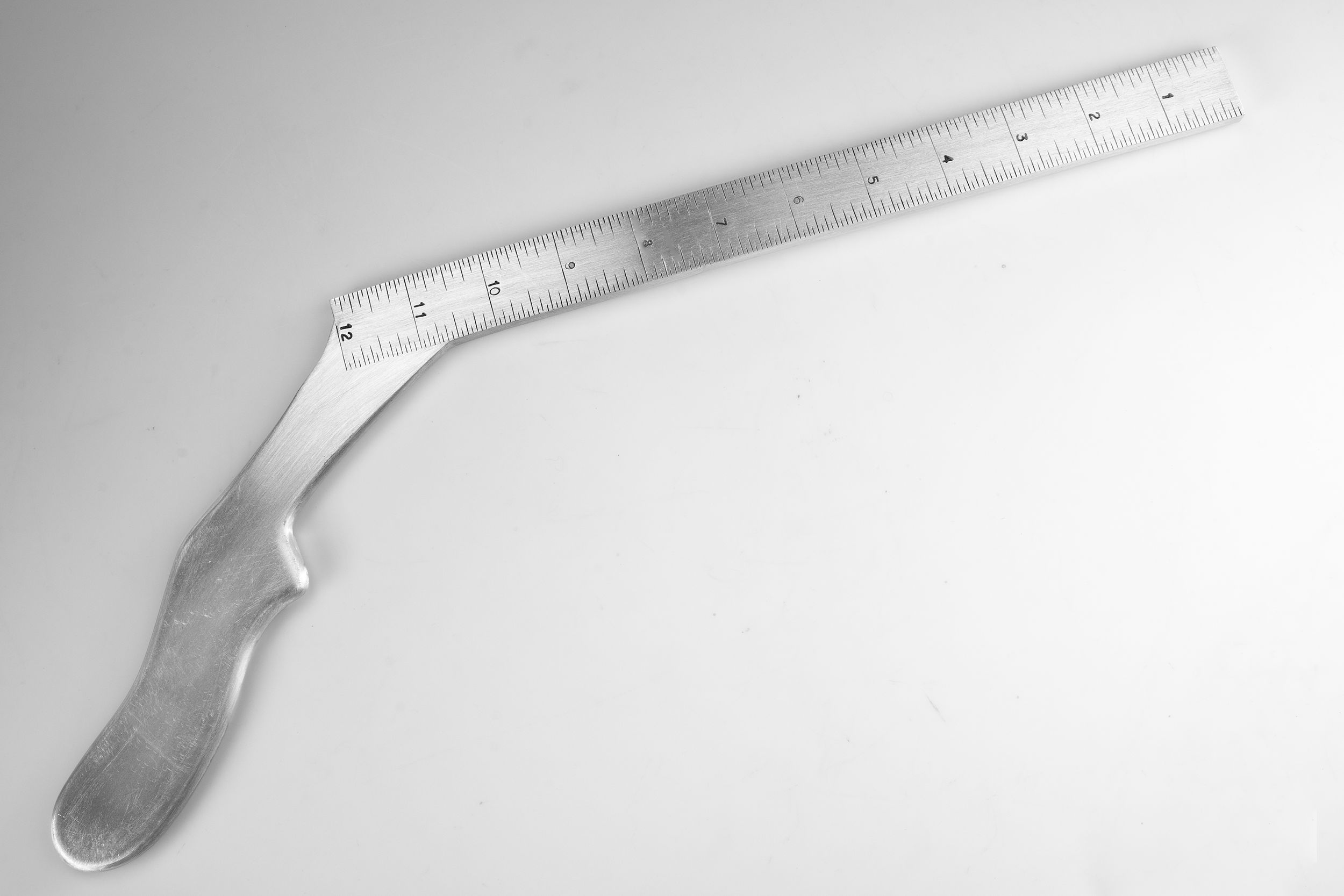 Instrument #408, hand engraved aluminum and ink.