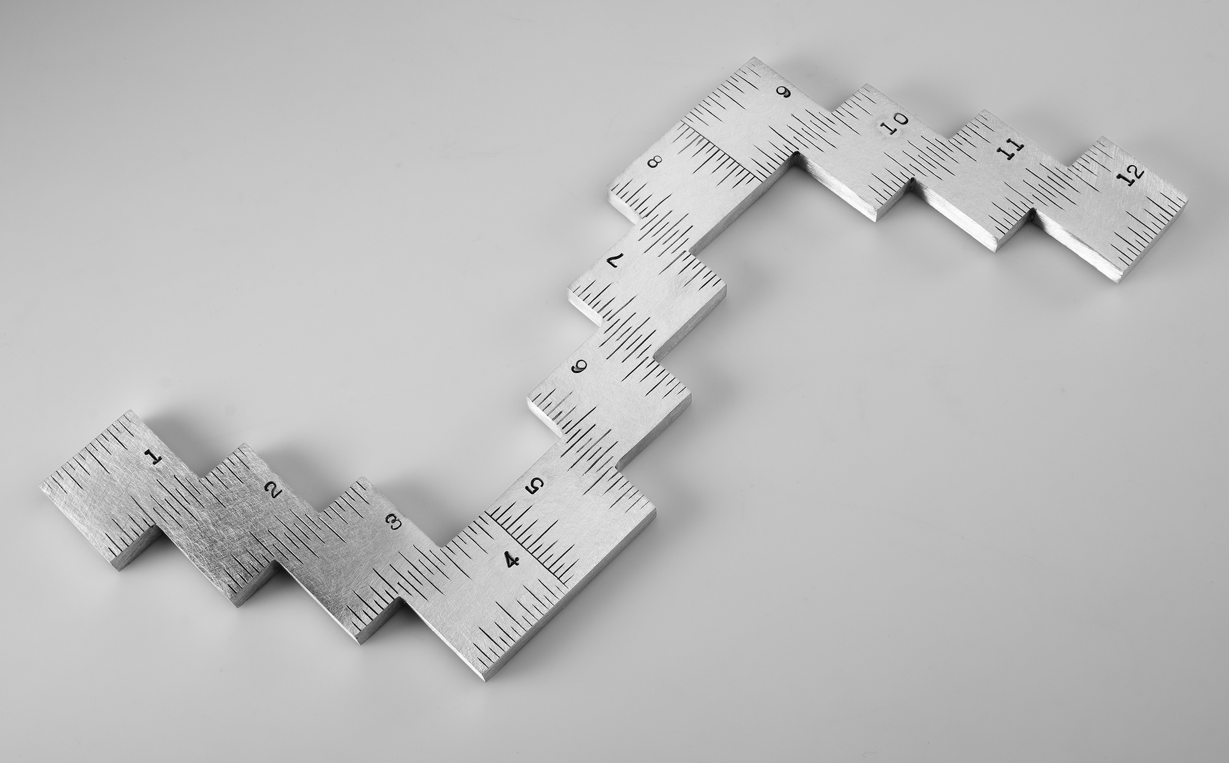 Instrument #346, hand engraved aluminum and ink.