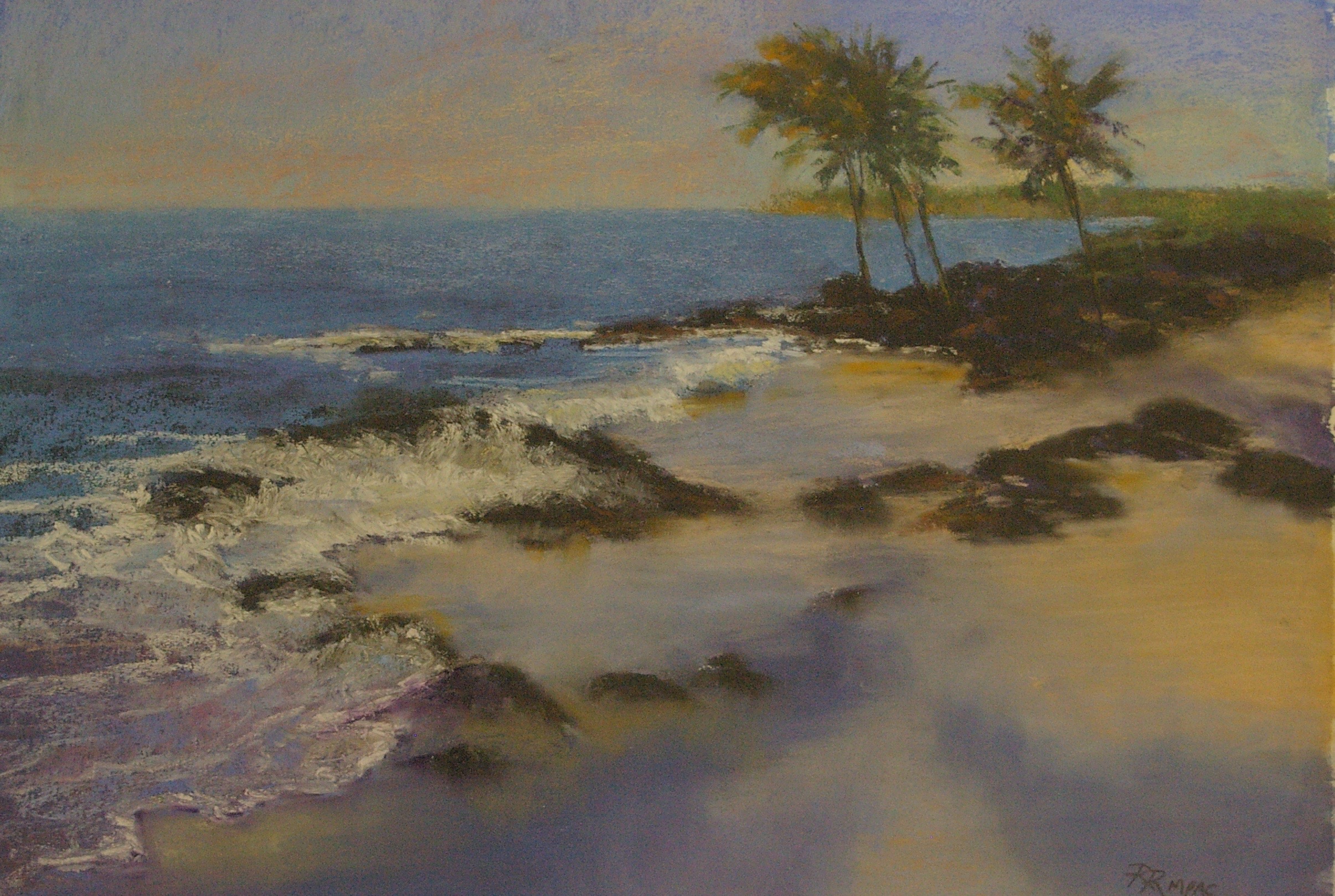 Kona Coast--one of the paintings that will be auctioned