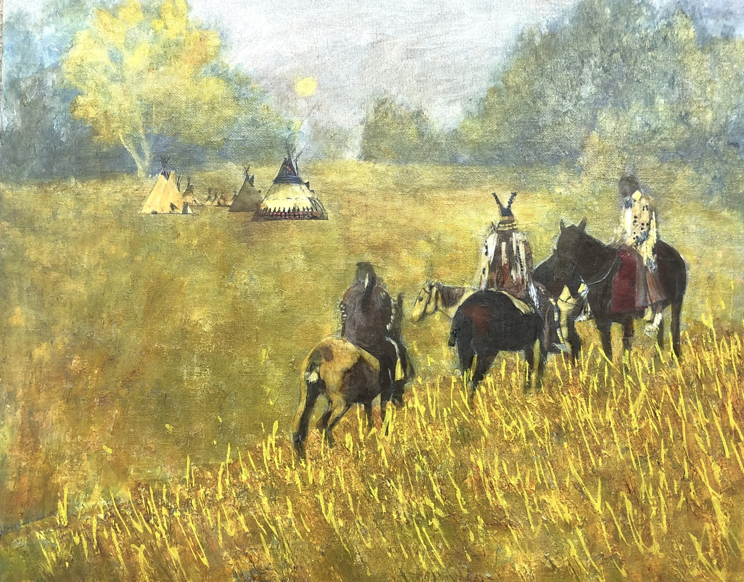 Approaching the Camp