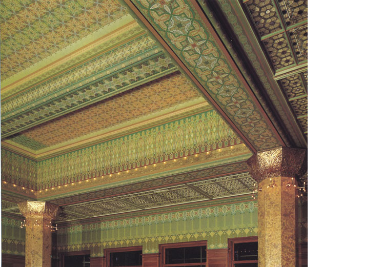 Reconstruction of the Louis Sullivan stock exchange trading room, 1976, Art Institute of Chicago. Vinci/Kenny Architects.