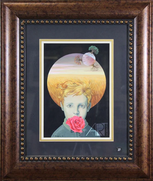 The little Prince, 15.25"x 19" framed