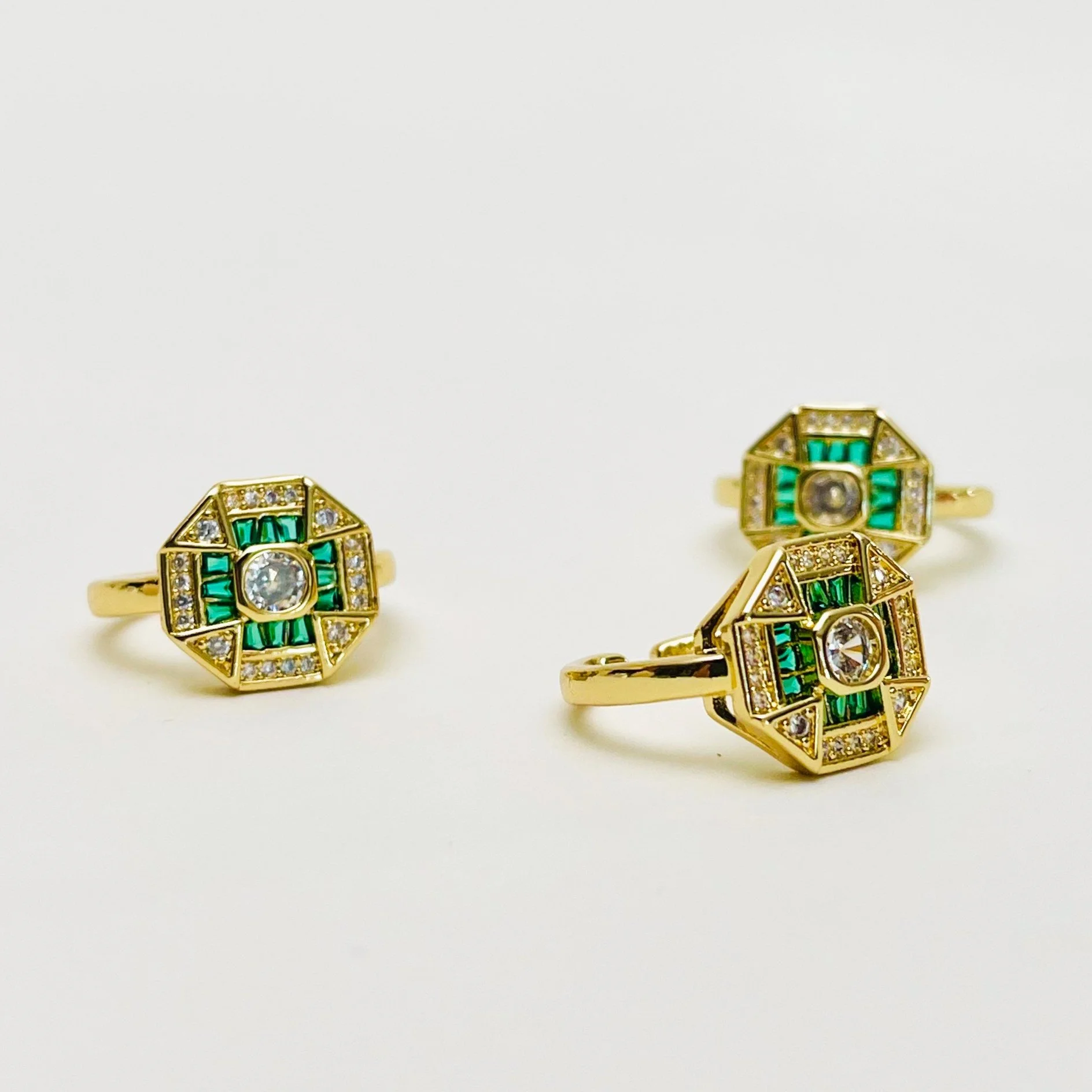 The Emerald Art Deco Statement Ring