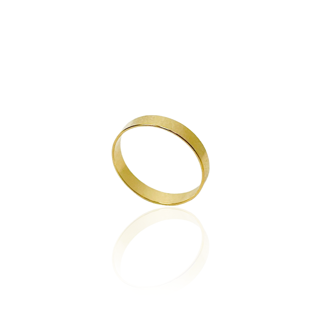 Gold Mid Finger Layering Ring