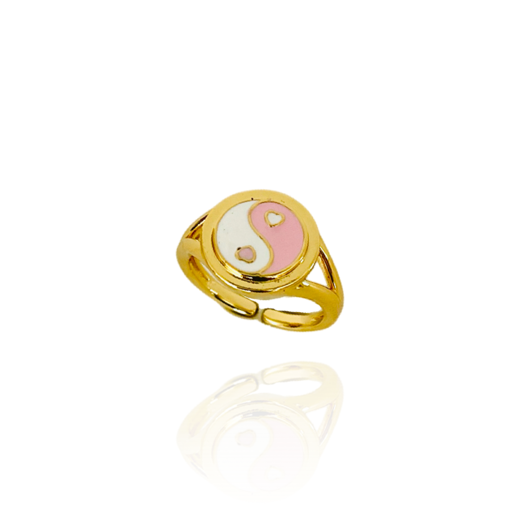 The Baby Pink Yin Yang Ring