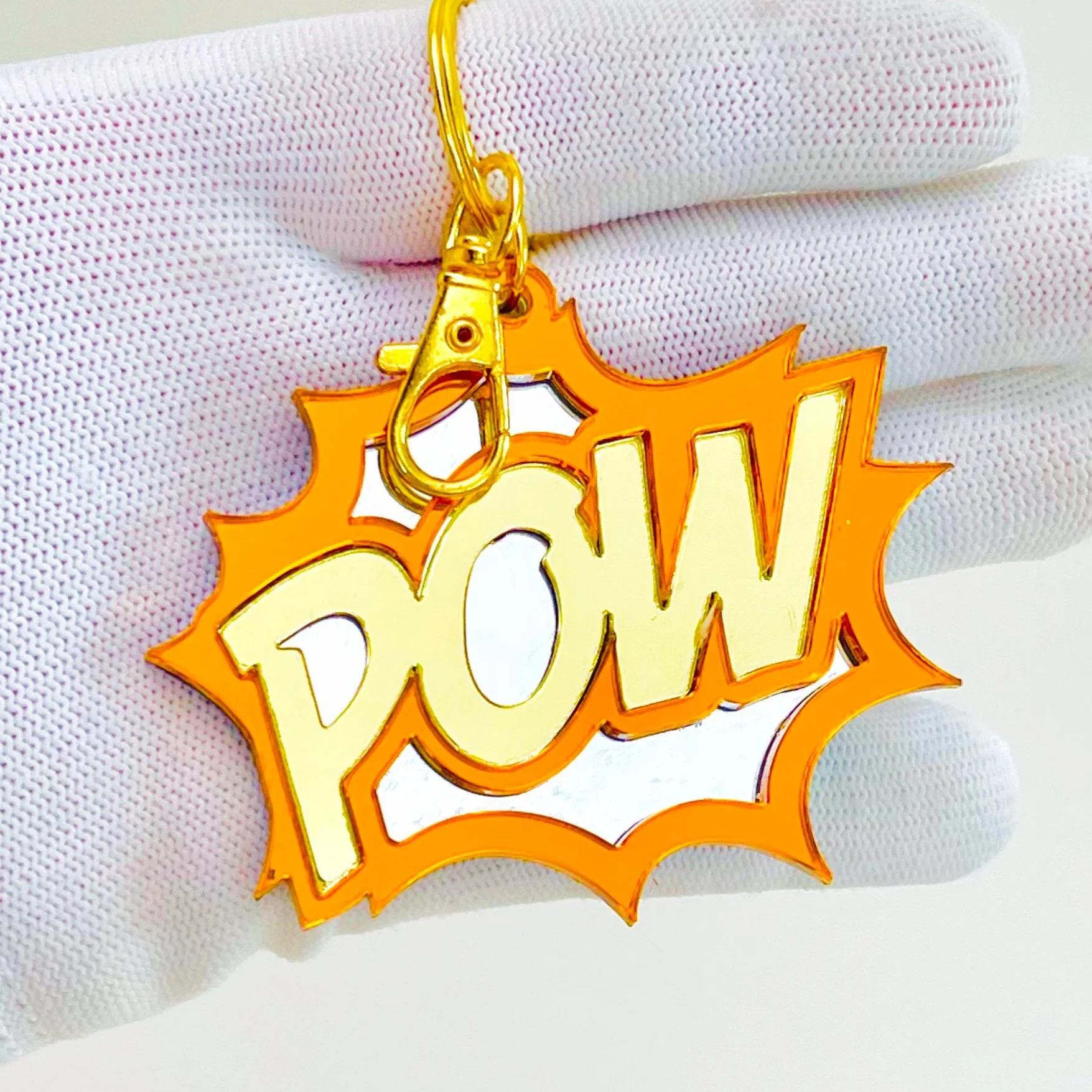 Pow Comic Charm