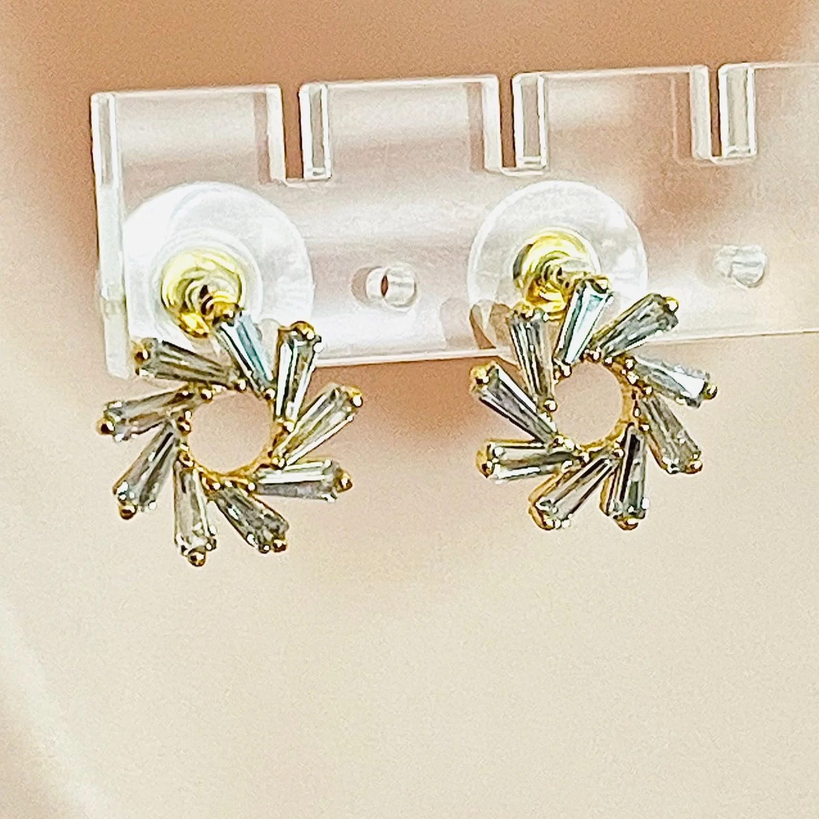The Crystal Spiral Studs