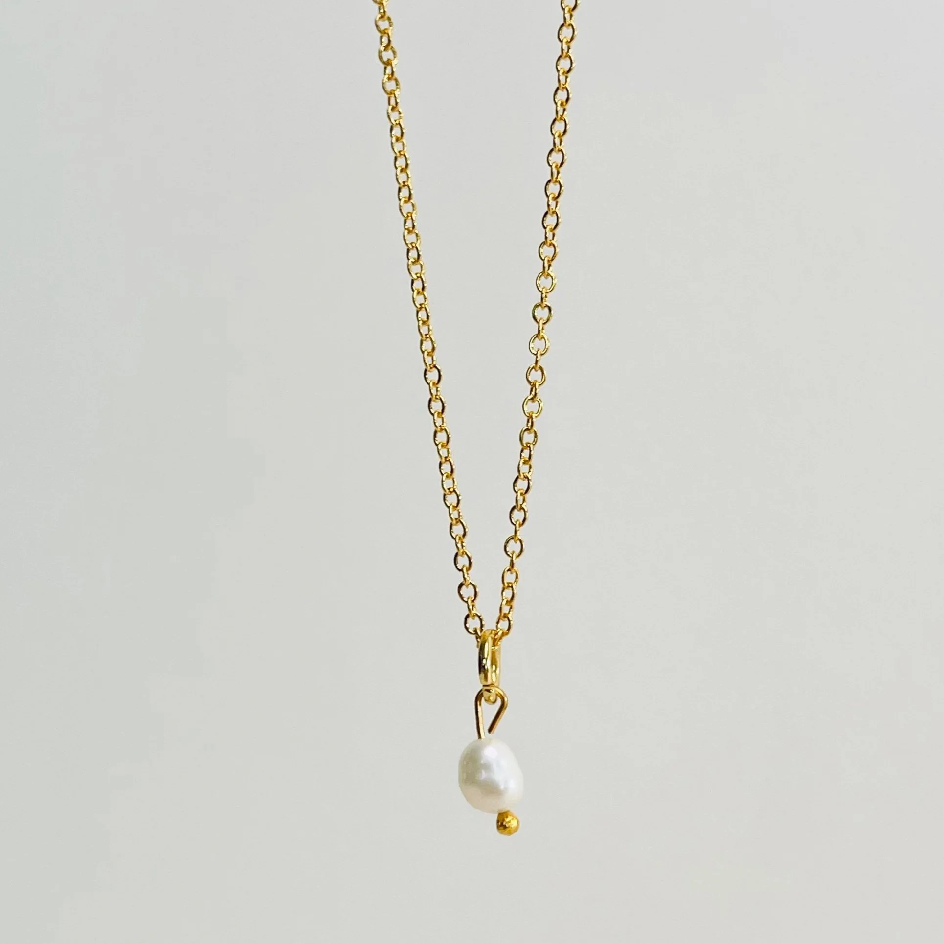 The Golden Pearl Drop Pendant