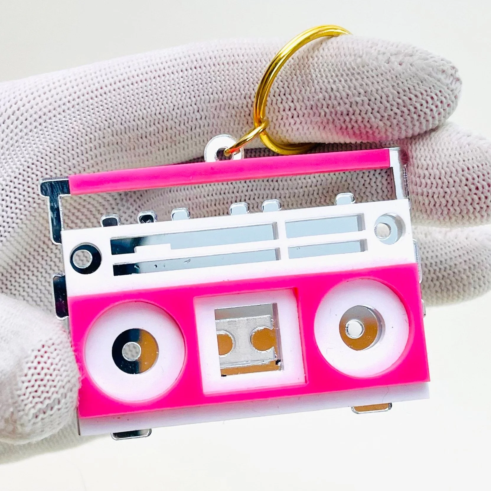 Retro Boom Box Charm