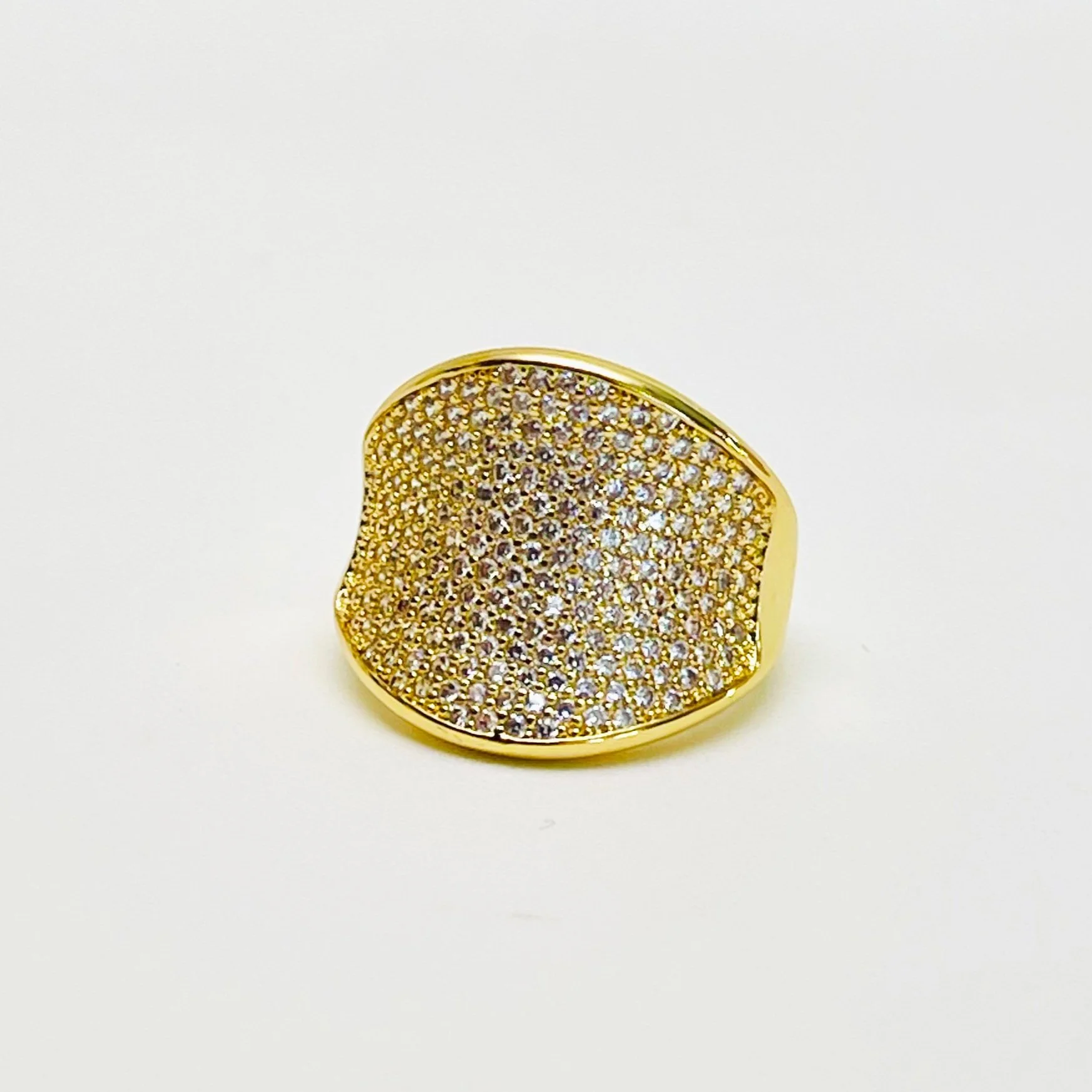 The Crystal Crest Statement Ring