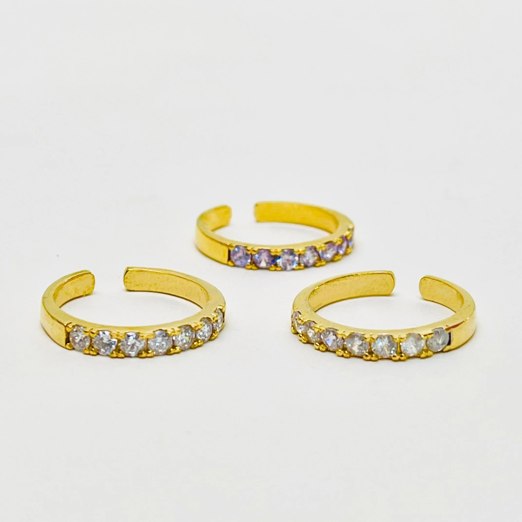The Crystal CZ Line Ring